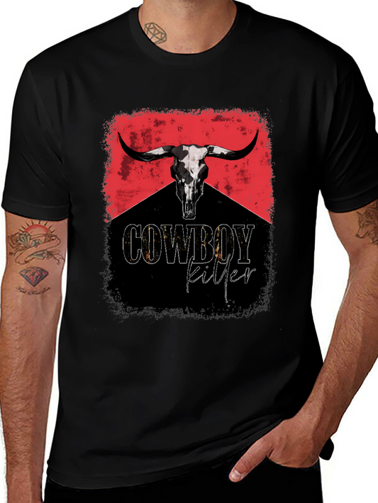 Cowboy Killer Graphic Tee - Bold Western Style