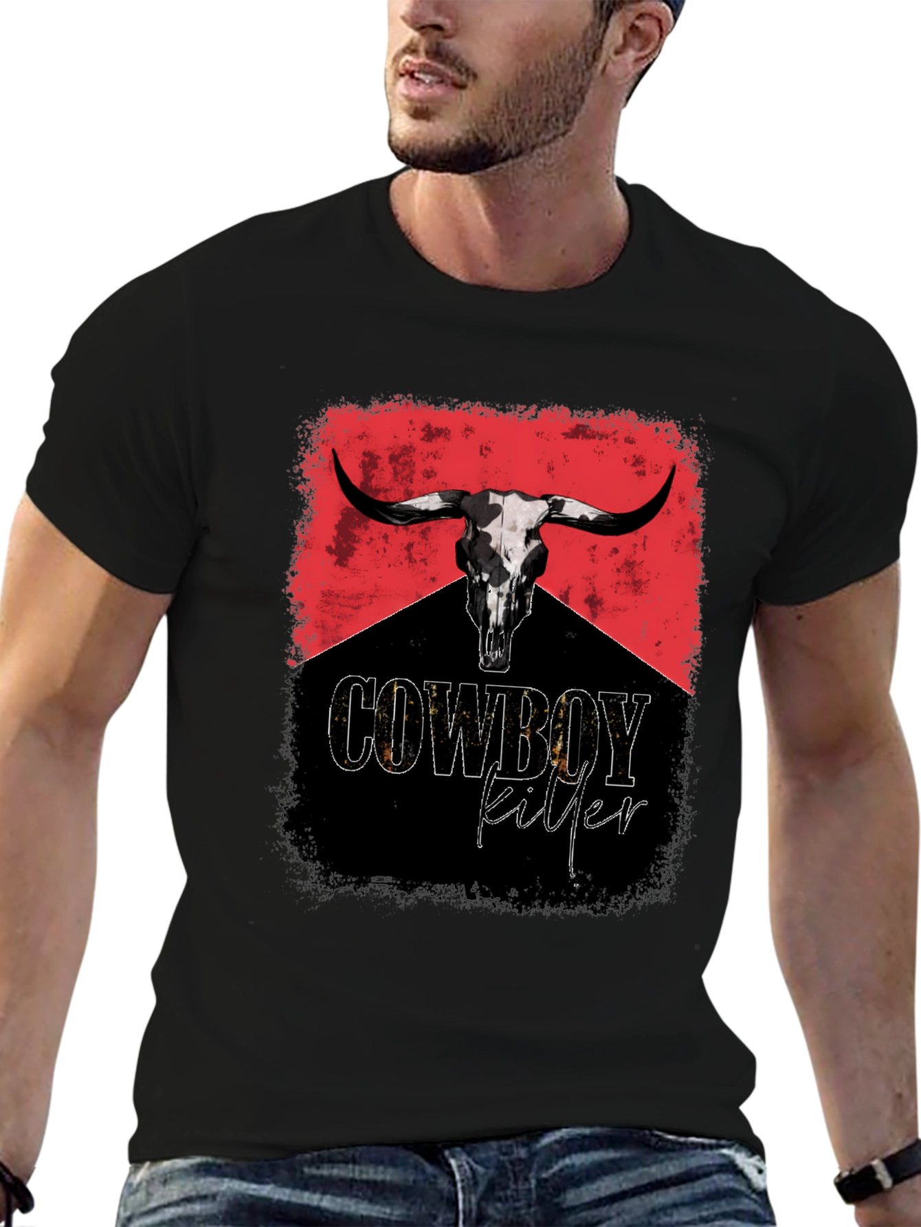 Cowboy Killer Graphic Tee - Bold Western Style