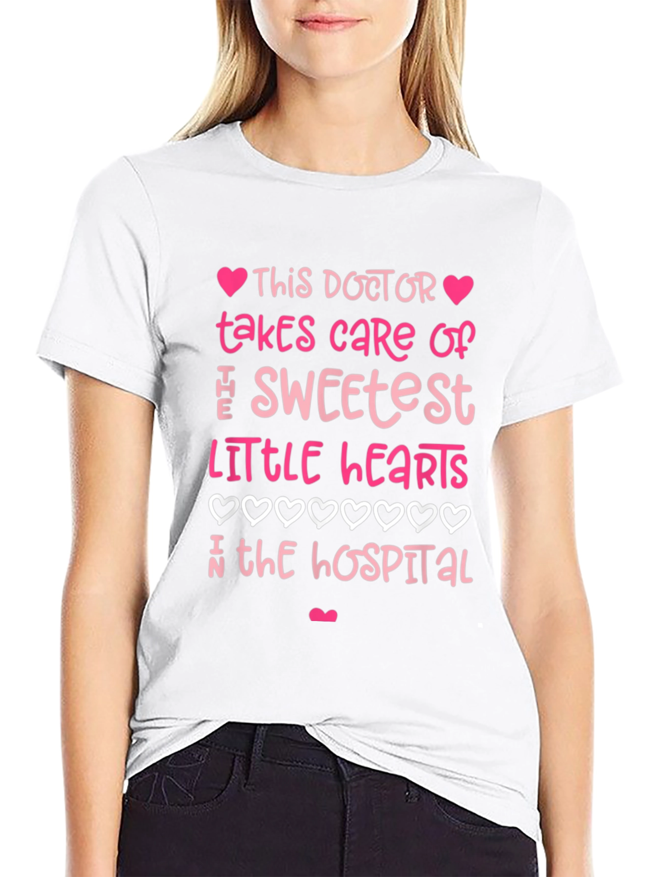 Sweetest Doctor T-Shirt - Heart Design