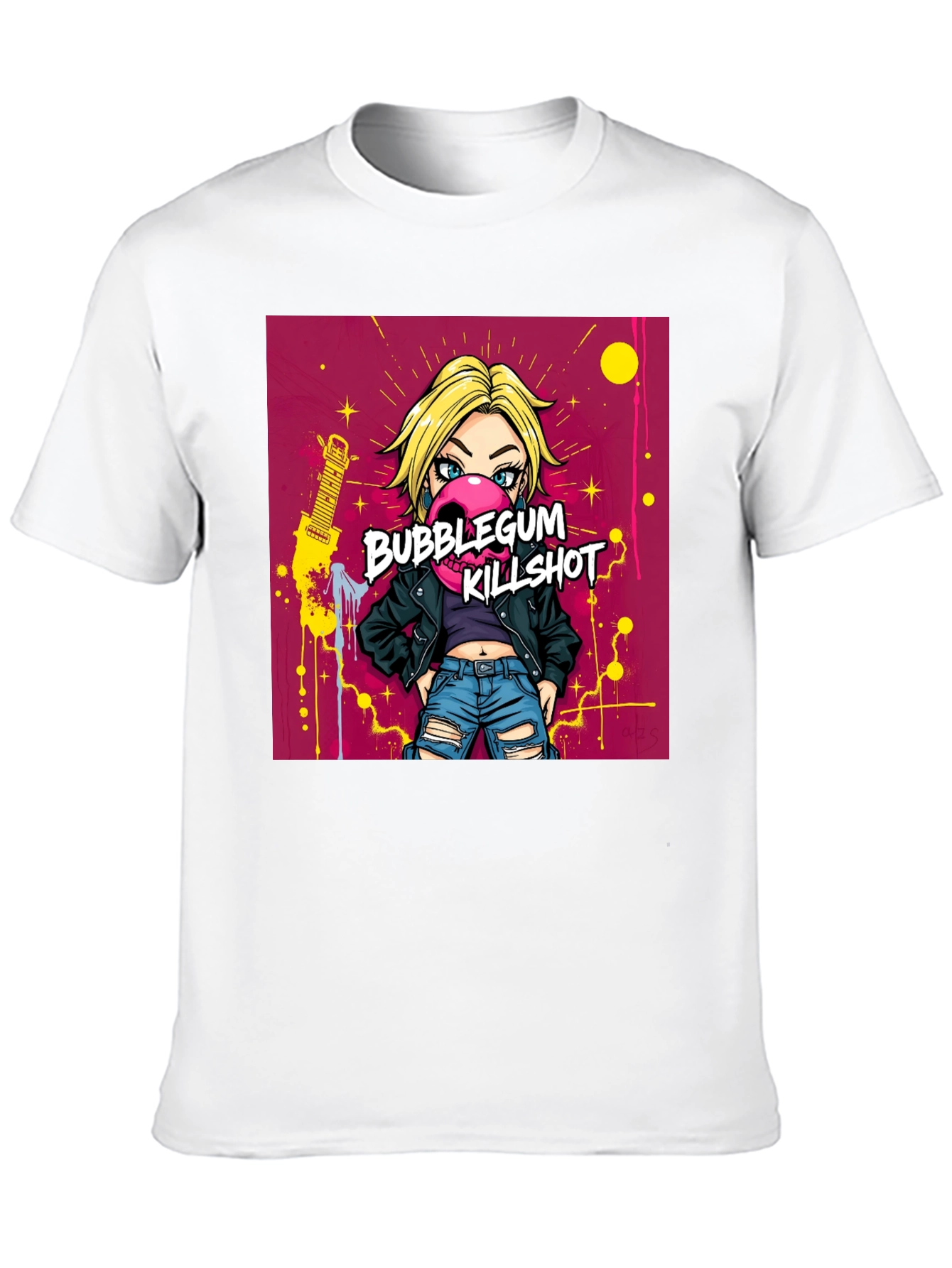 Bubblegum Killshot Graphic Tee - Black