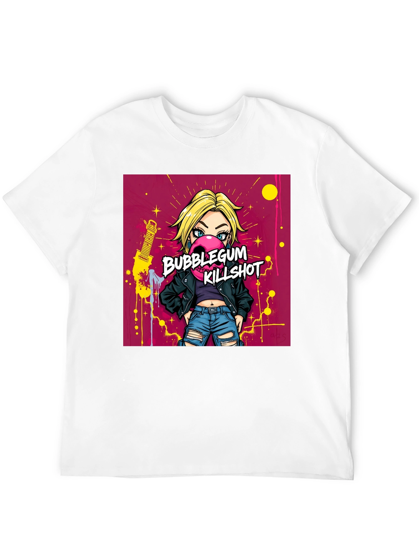 Bubblegum Killshot Graphic Tee - Black