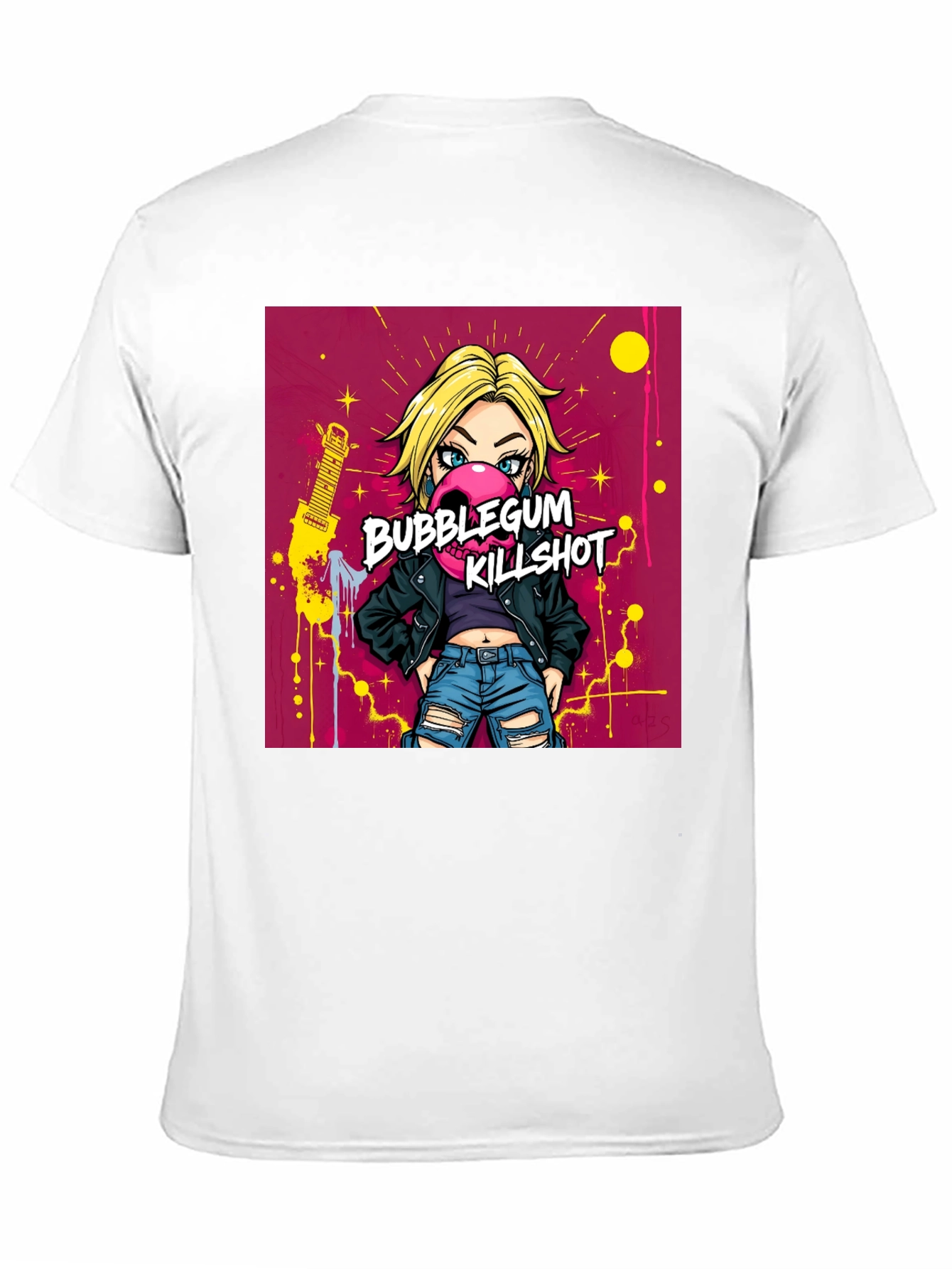 Bubblegum Killshot Graphic Tee - Black