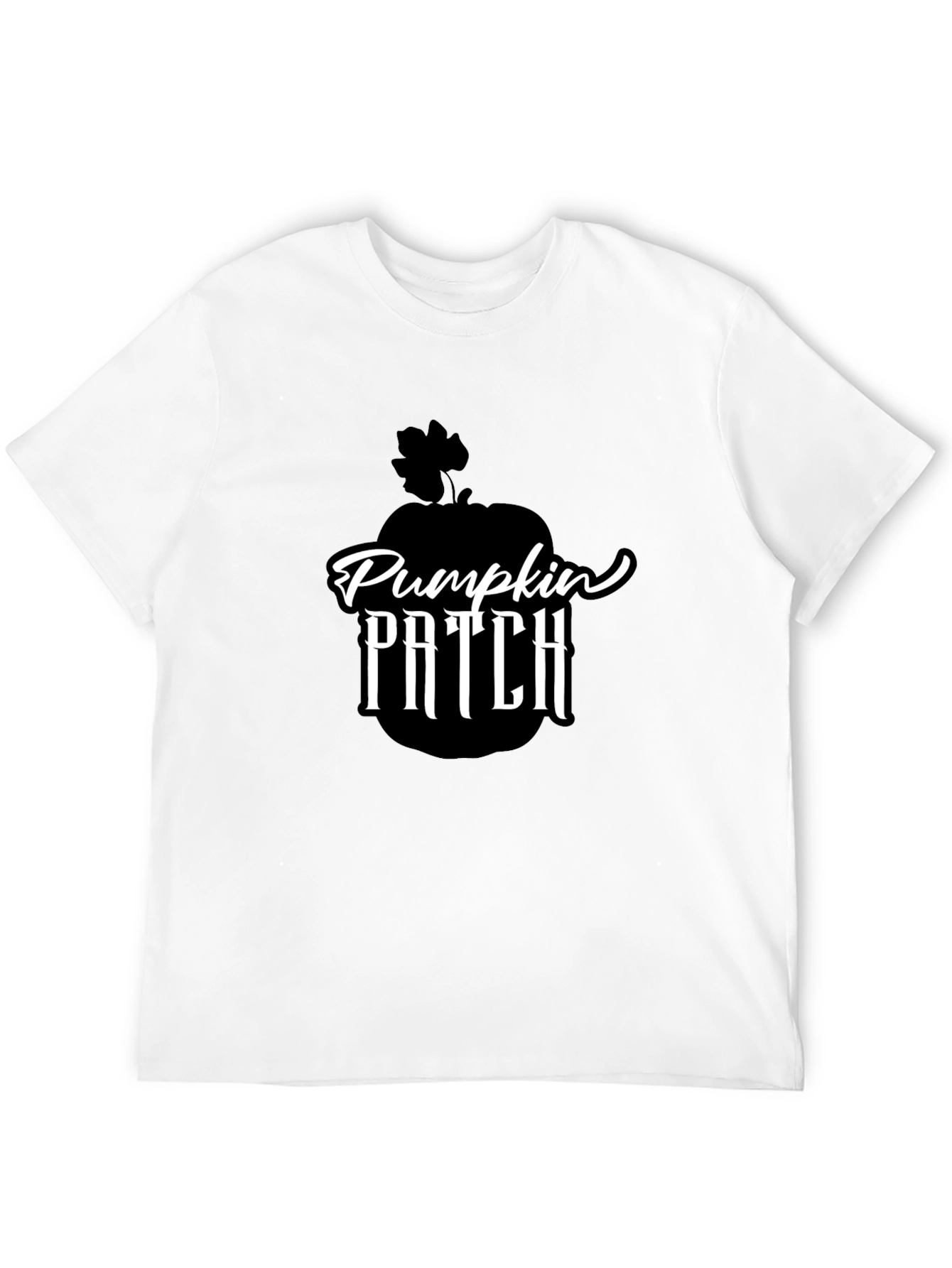 Pumpkin Patch Graphic Tee - Black Cotton Shirt
