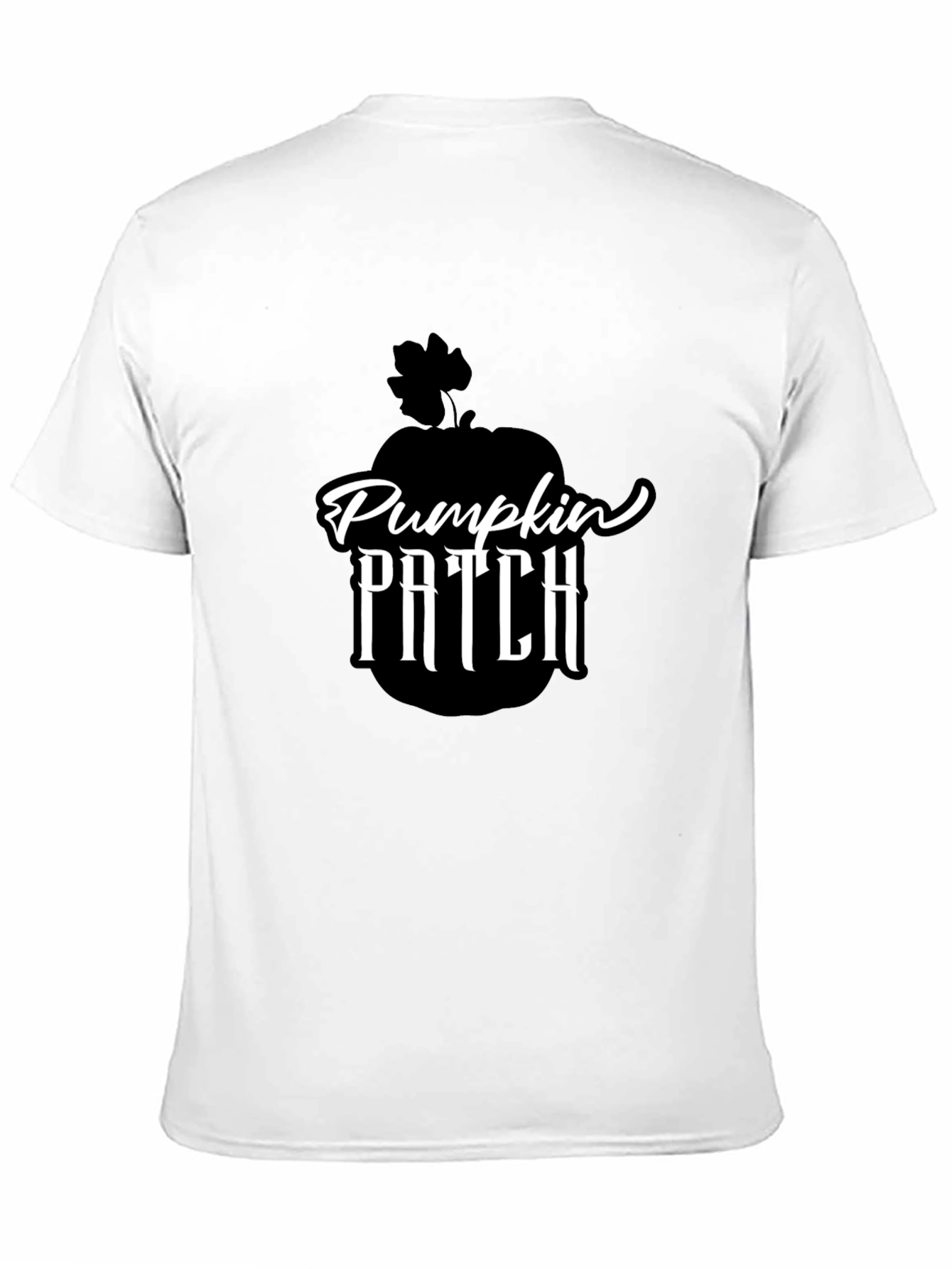 Pumpkin Patch Graphic Tee - Black Cotton Shirt