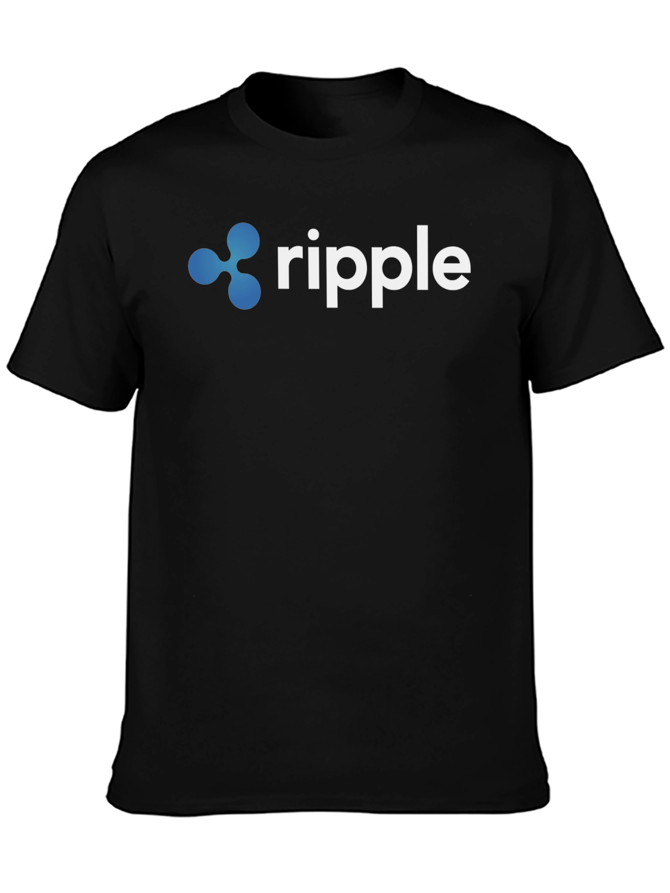 Ripple Crypto Black T-Shirt