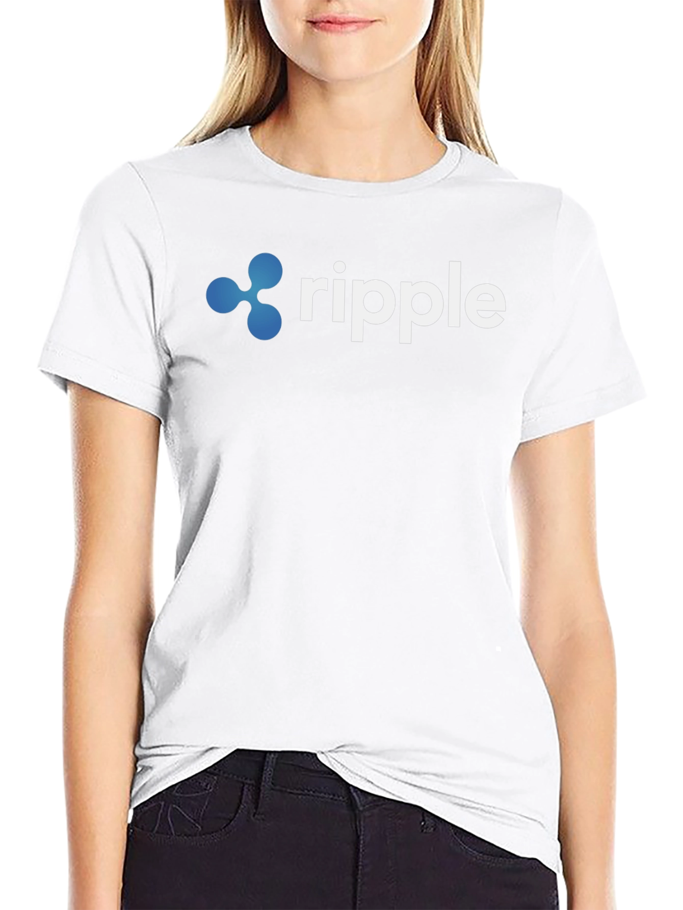 Ripple Crypto Black T-Shirt