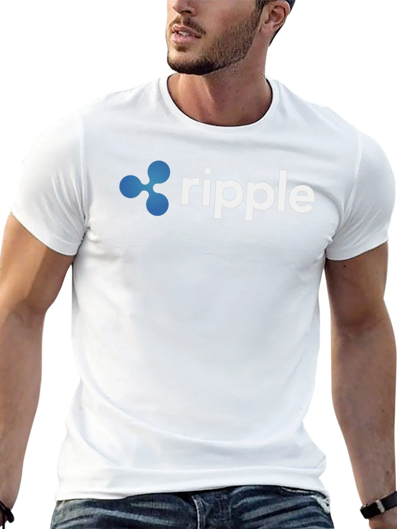 Ripple Crypto Black T-Shirt