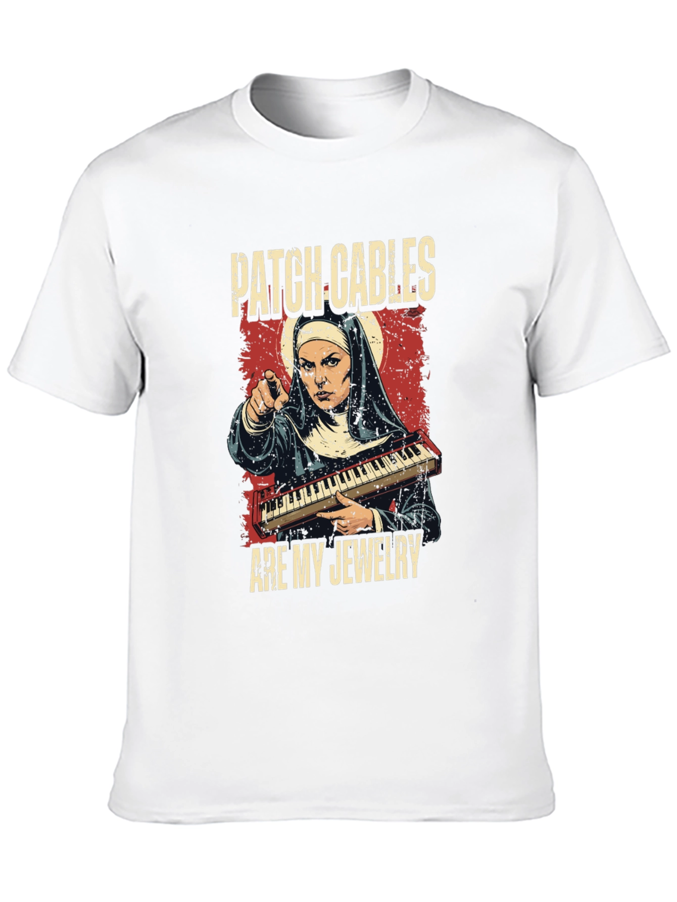 Patch Cables Nun T-Shirt