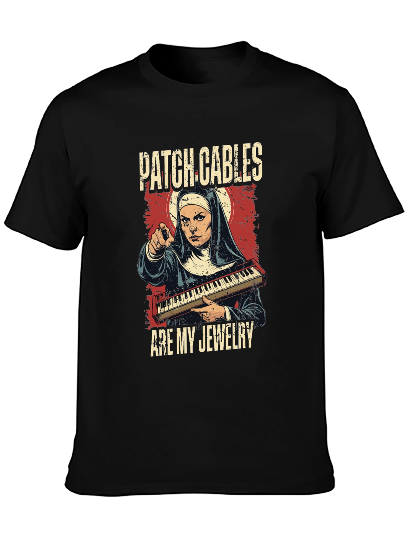 Patch Cables Nun T-Shirt