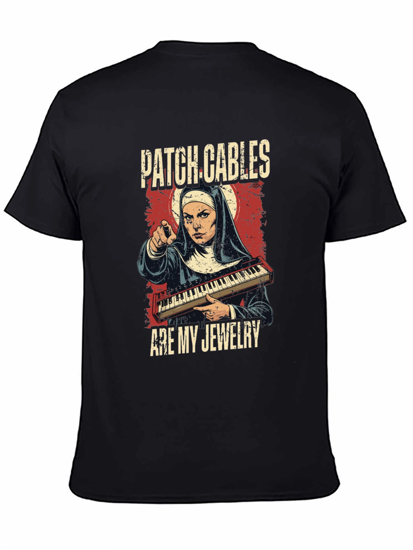 Patch Cables Nun T-Shirt