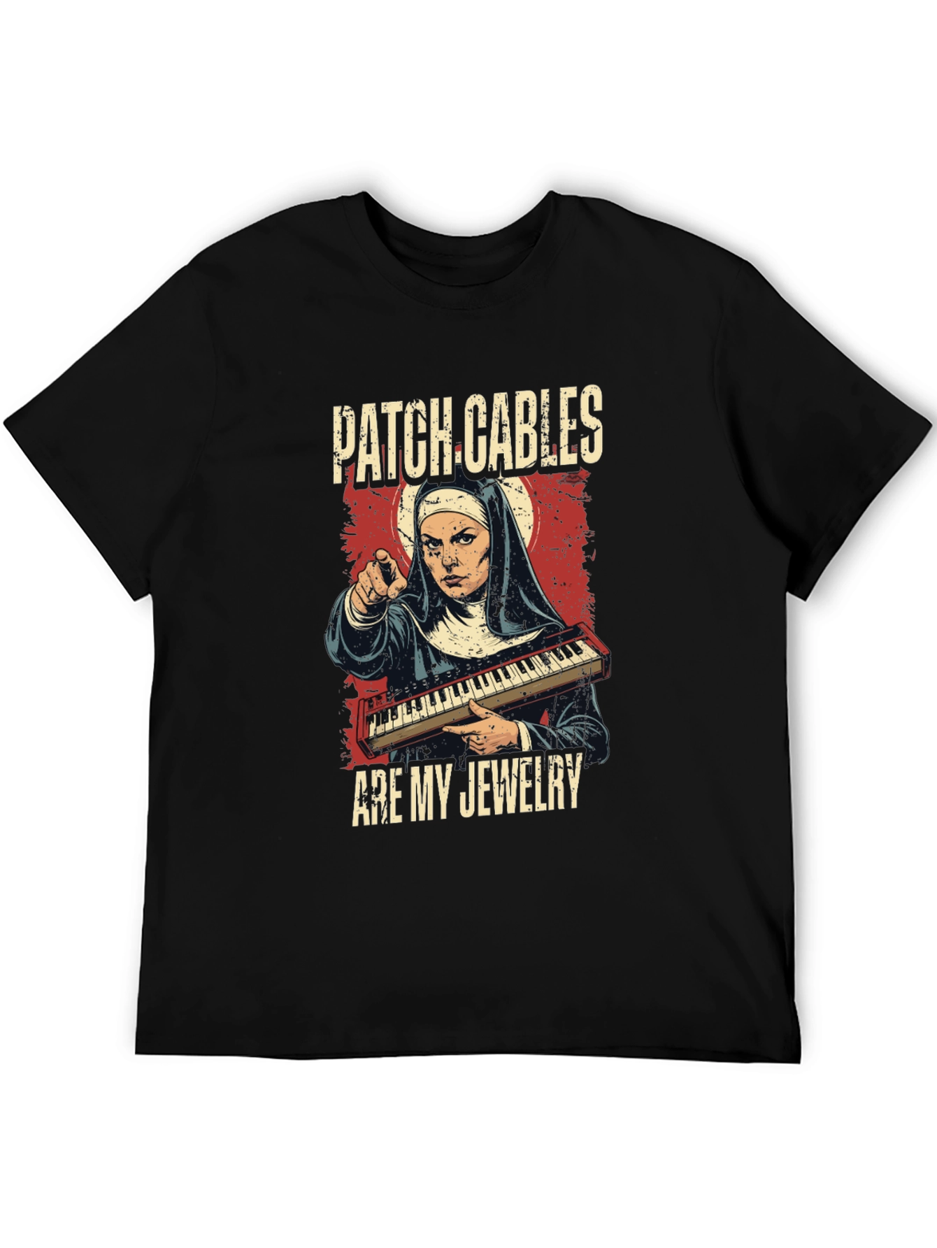 Patch Cables Nun T-Shirt
