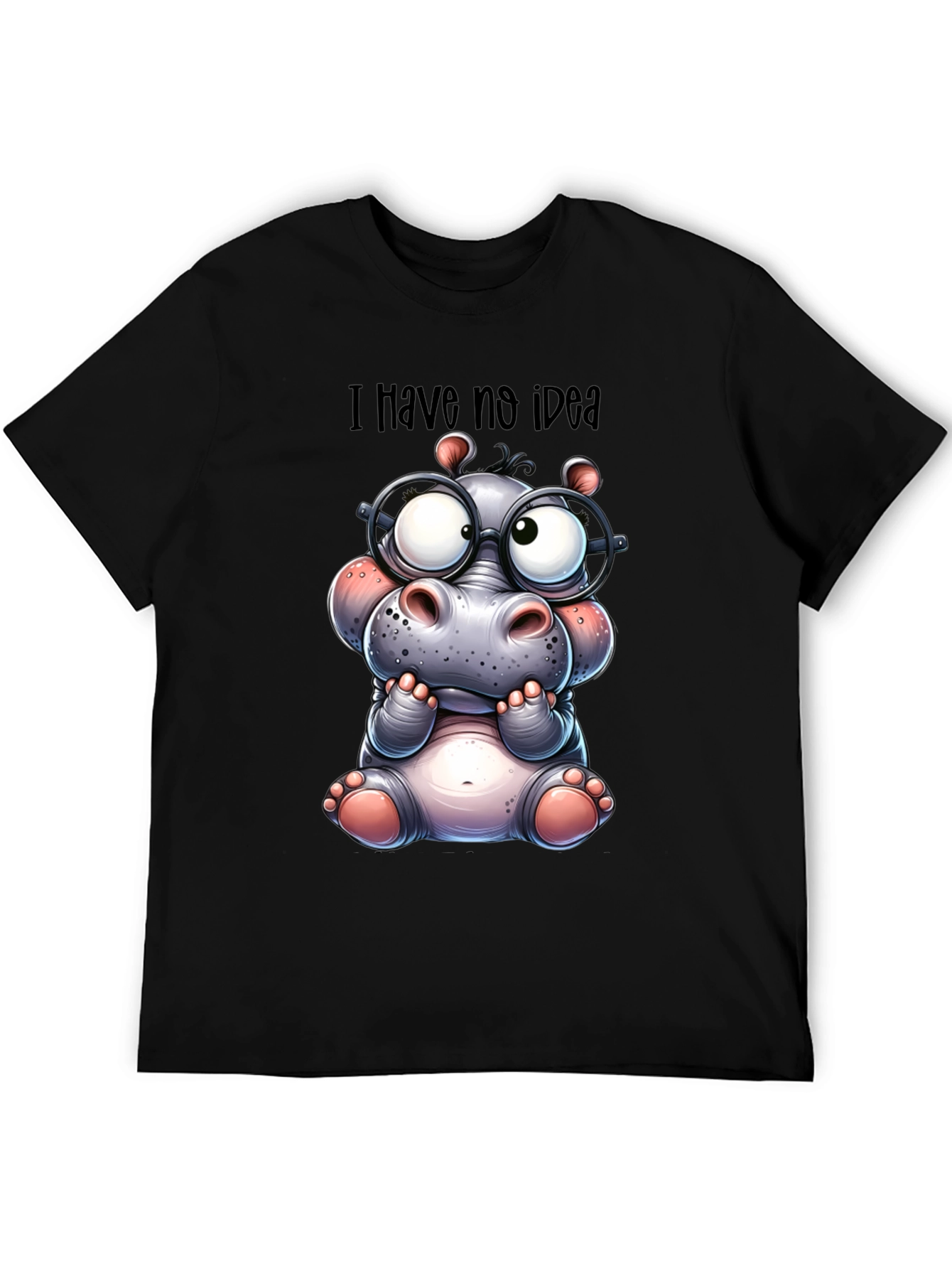 I Have No Idea Hippo T-Shirt