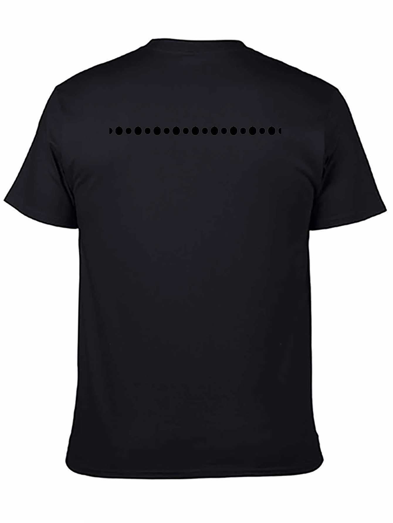Lunar Phase Graphic Tee - Black