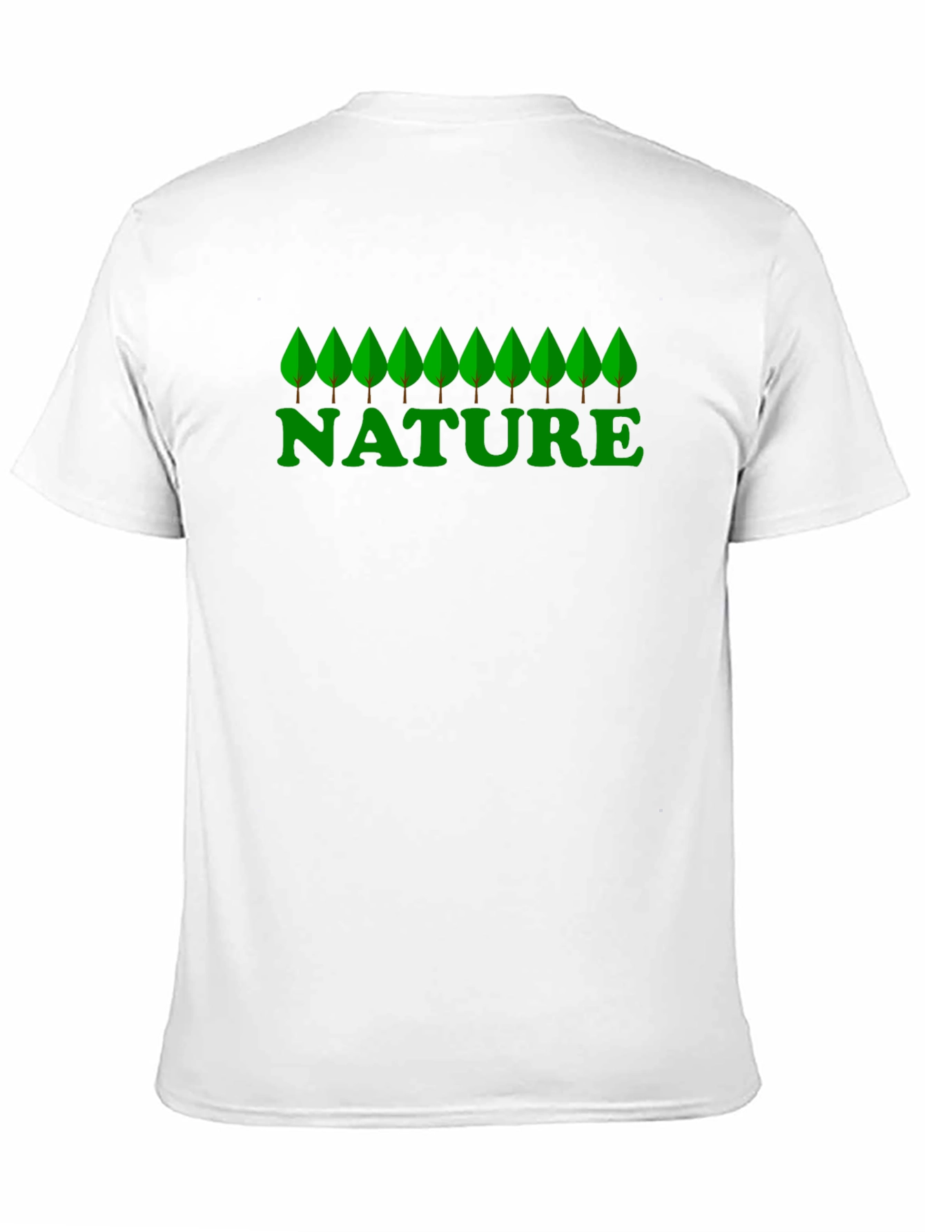 Nature Graphic Print Black T-Shirt