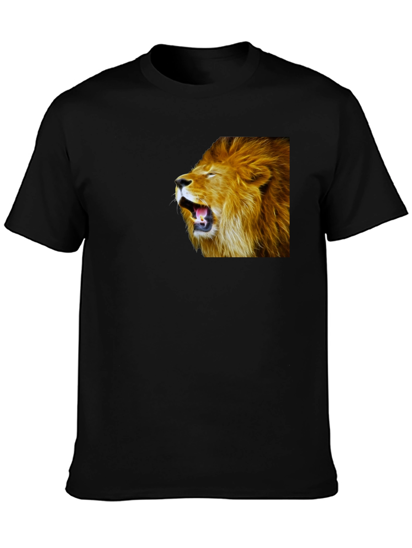 Roaring Lion Graphic Black T-Shirt