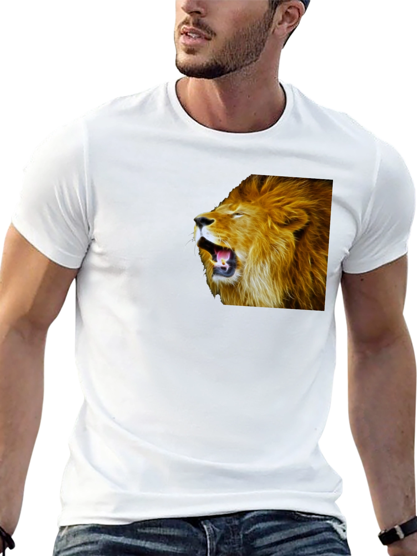 Roaring Lion Graphic Black T-Shirt