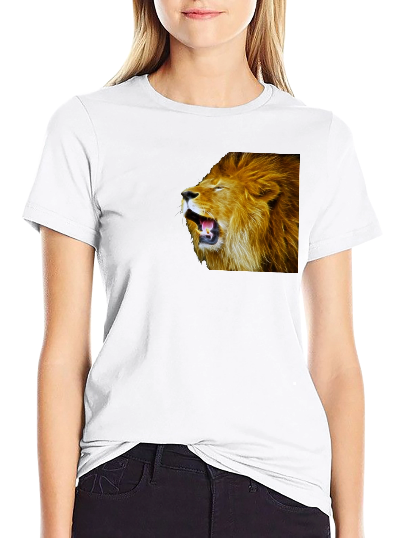 Roaring Lion Graphic Black T-Shirt