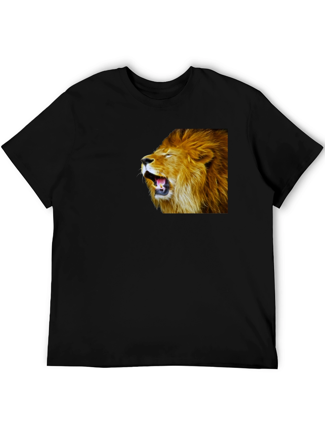 Roaring Lion Graphic Black T-Shirt
