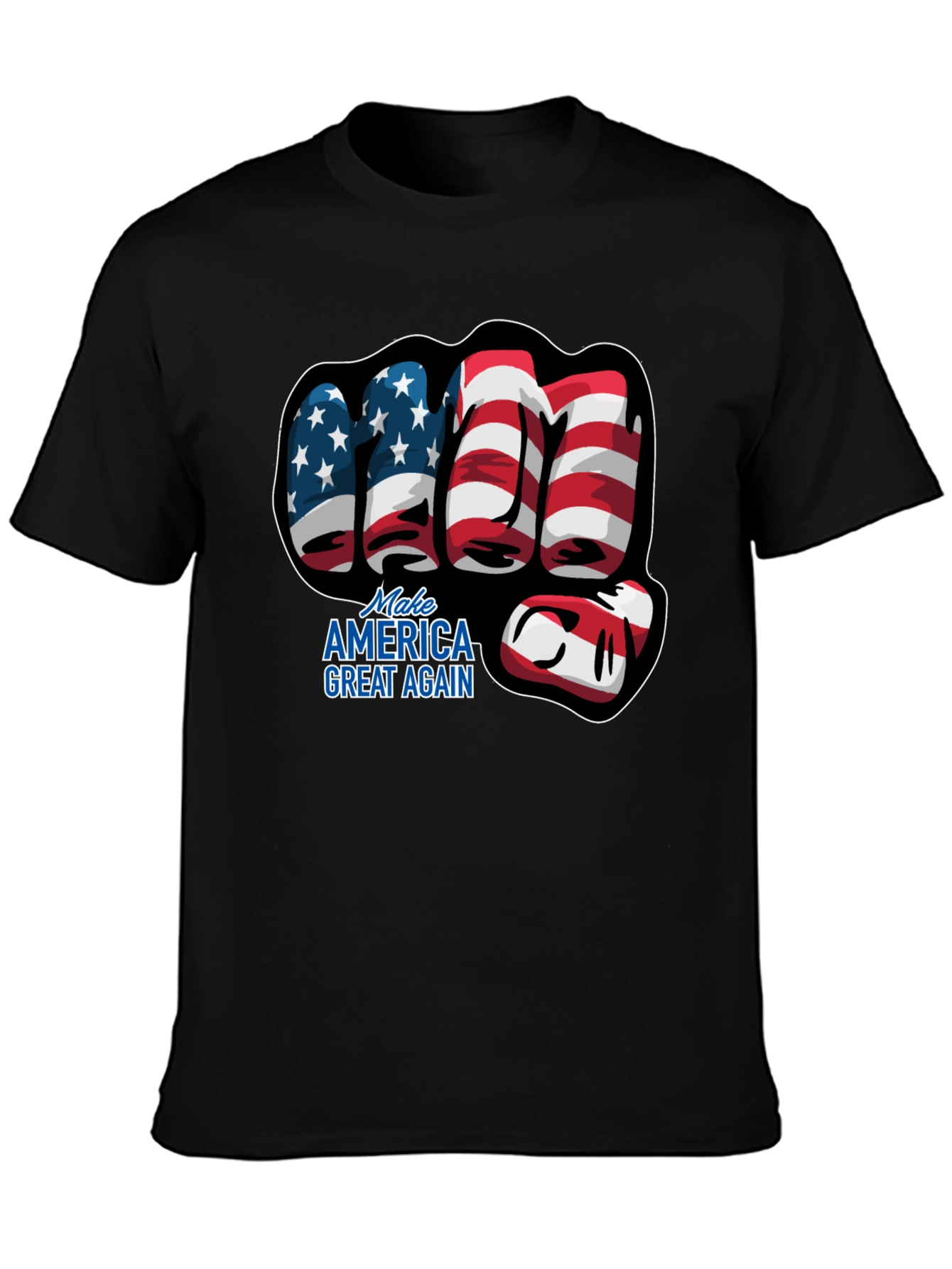MAGA American Flag Fist T-Shirt