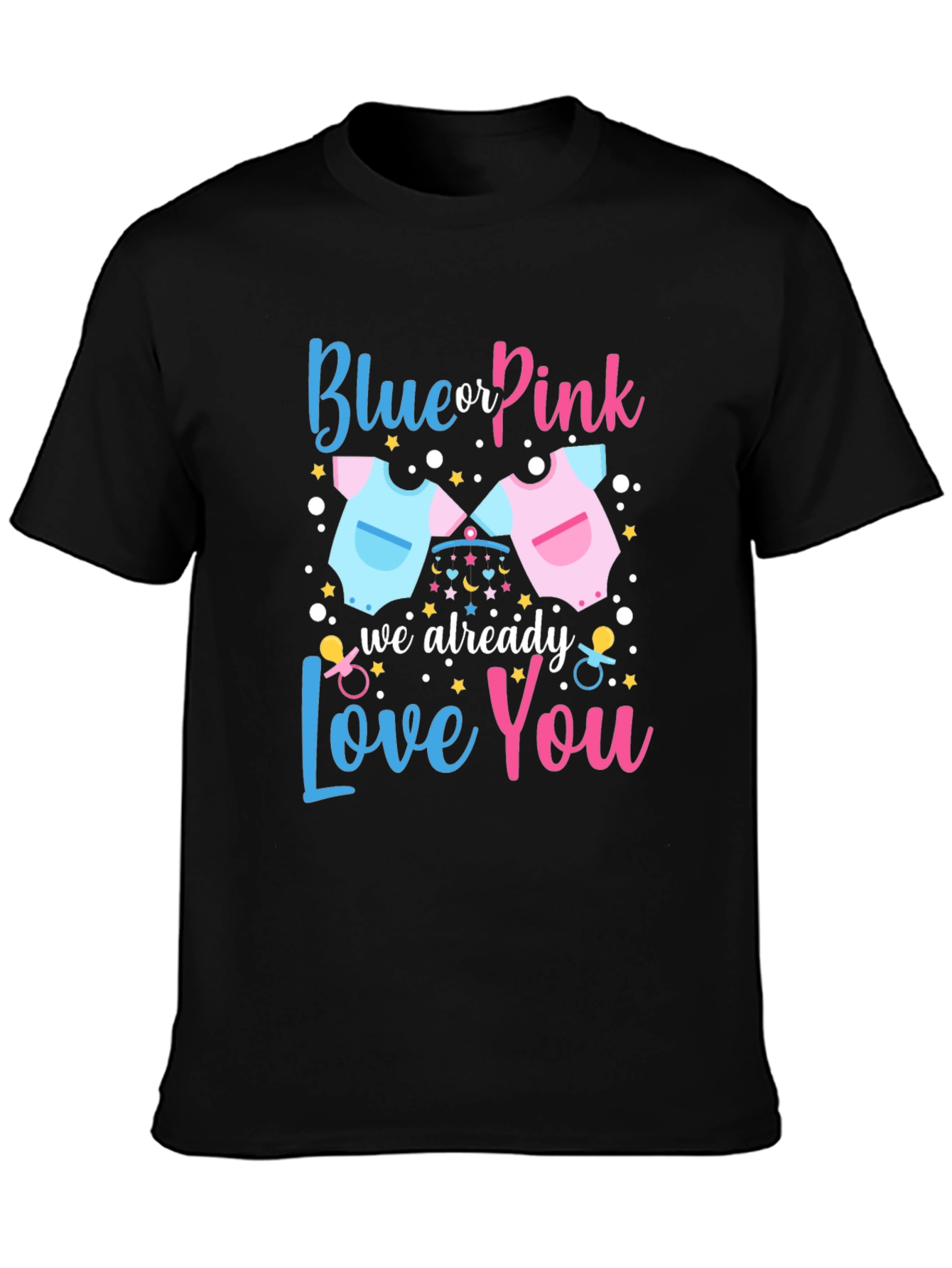 Blue or Pink Gender Reveal T-Shirt
