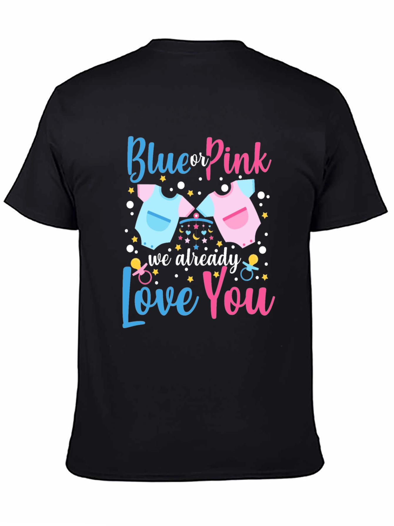 Blue or Pink Gender Reveal T-Shirt