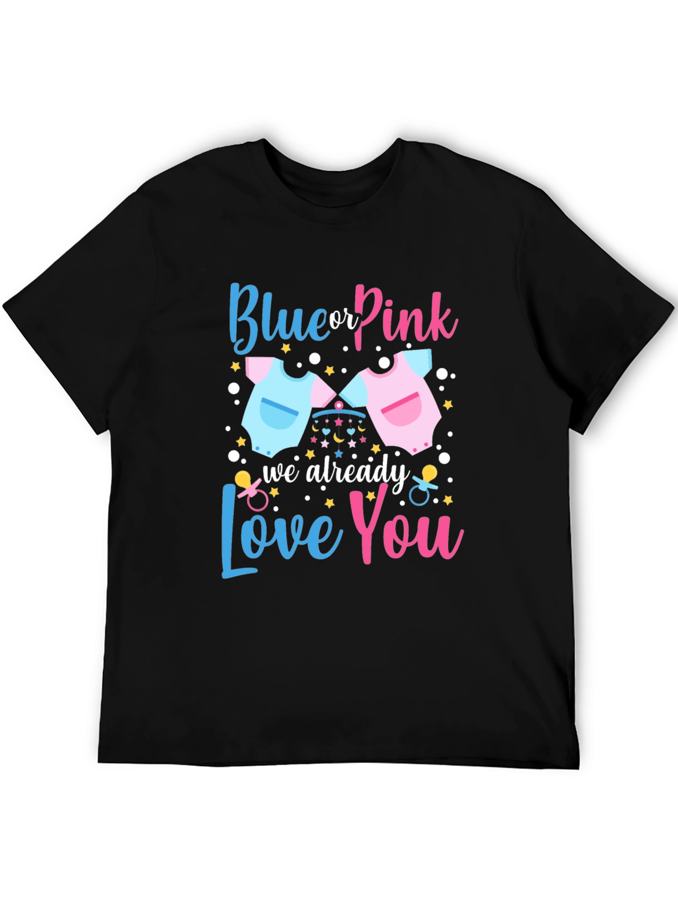Blue or Pink Gender Reveal T-Shirt