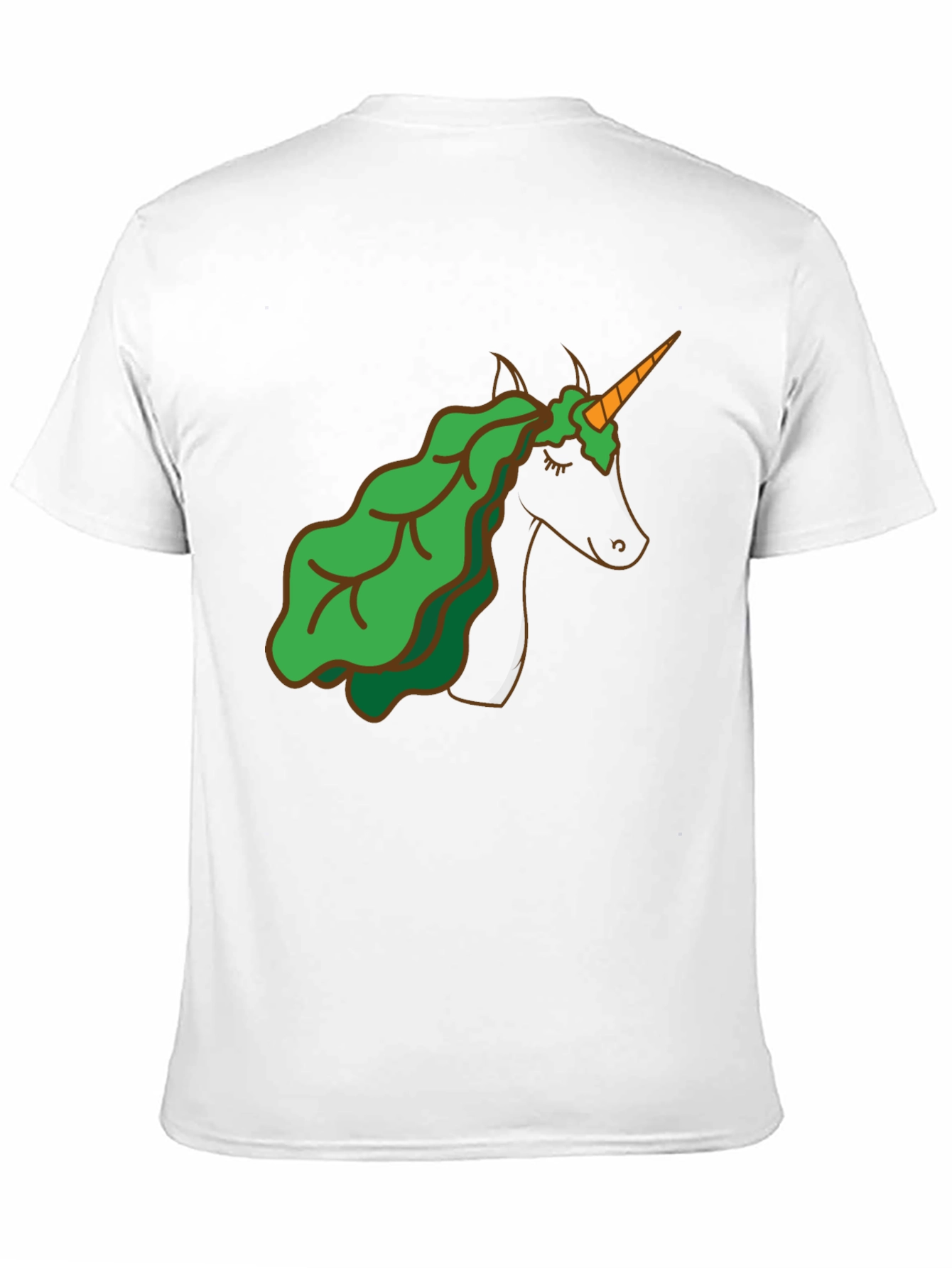 Unicorn Lettuce Hair T-Shirt - Black