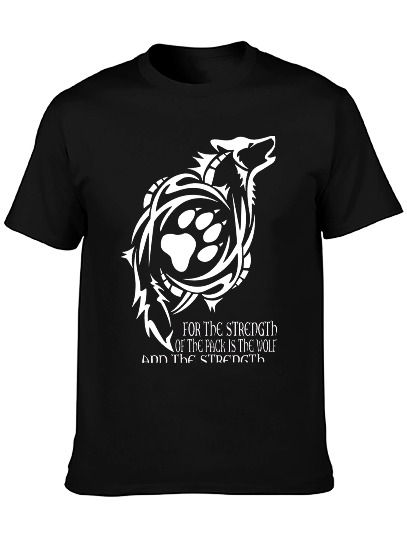 Wolf Pack Strength Graphic T-Shirt