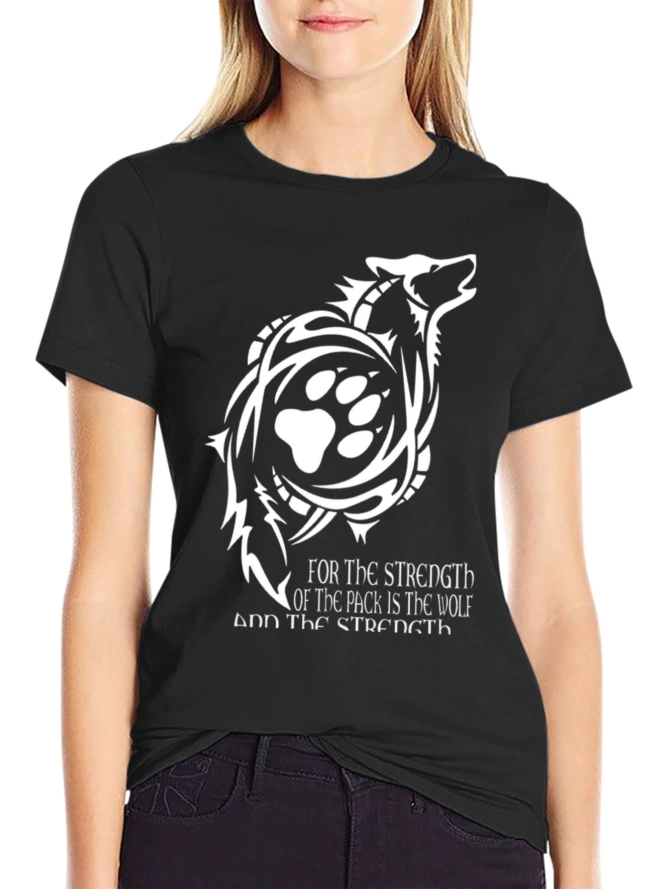 Wolf Pack Strength Graphic T-Shirt