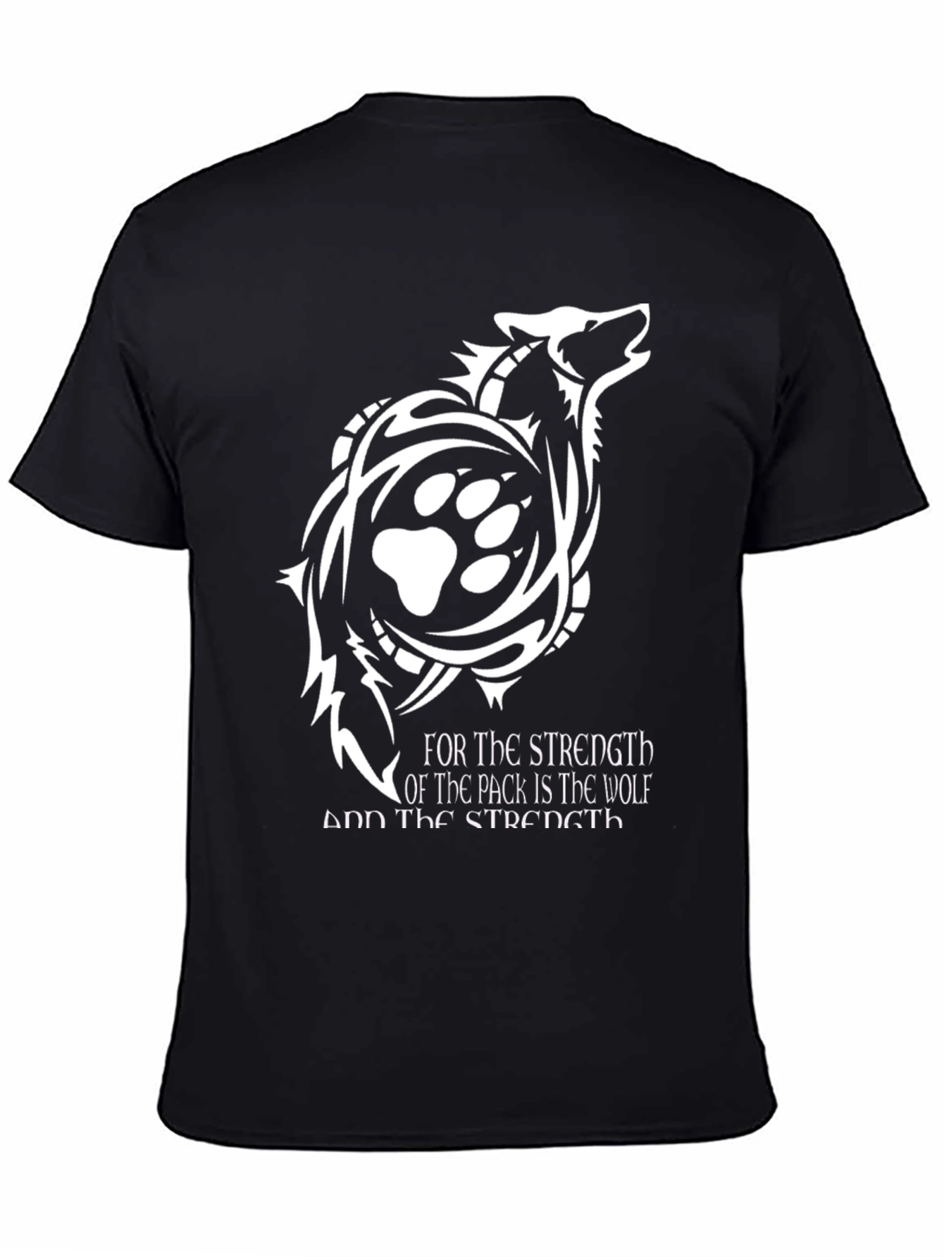 Wolf Pack Strength Graphic T-Shirt