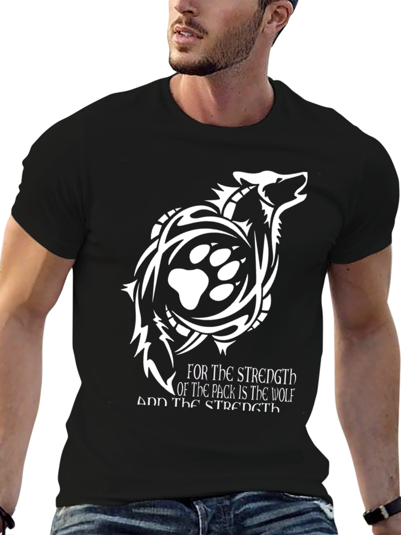 Wolf Pack Strength Graphic T-Shirt