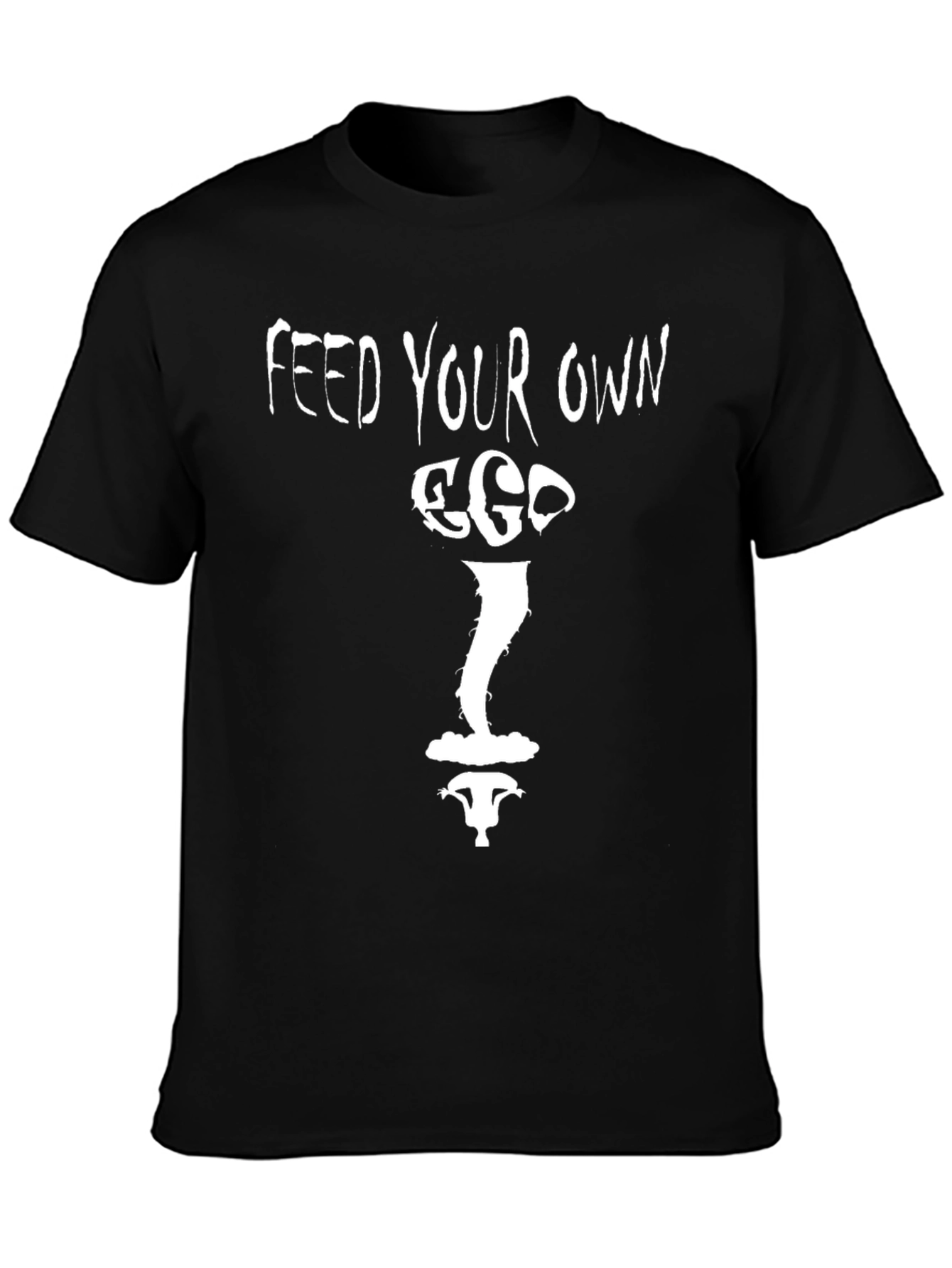 Feed Your Own Ego Graphic Tee - Black