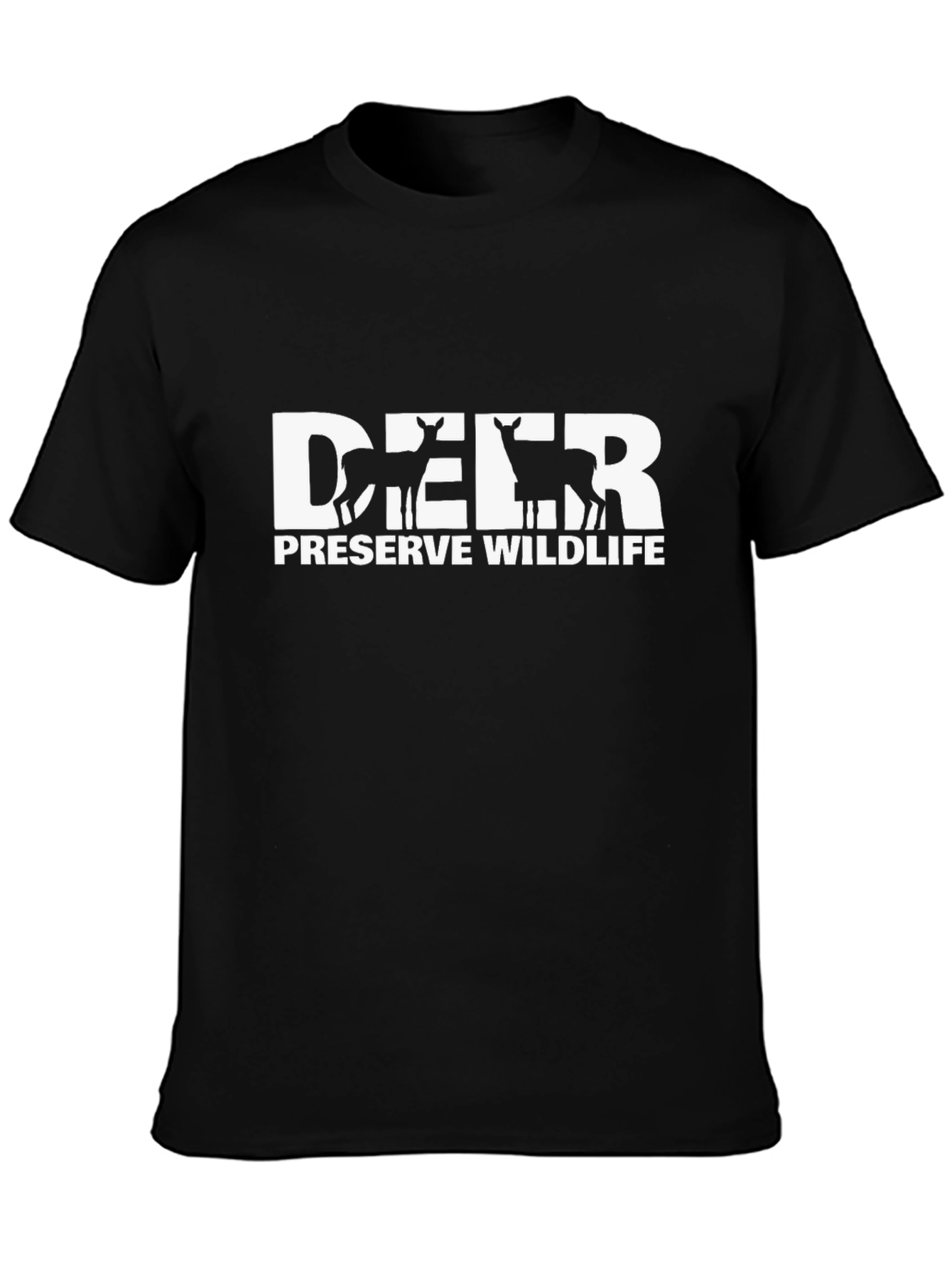 Deer Preserve Wildlife Graphic T-Shirt