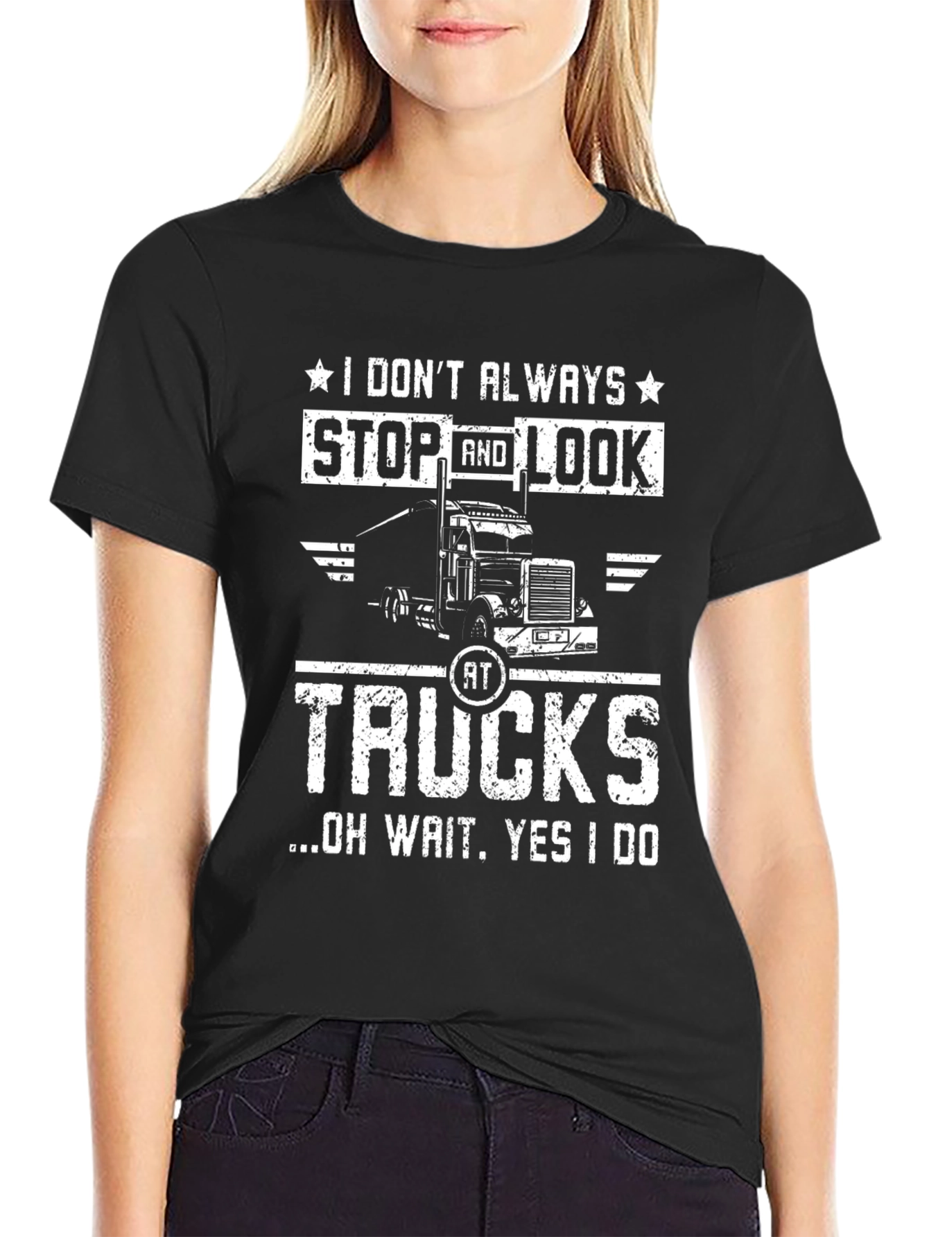 Truck Lover T-Shirt - I Stop and Look