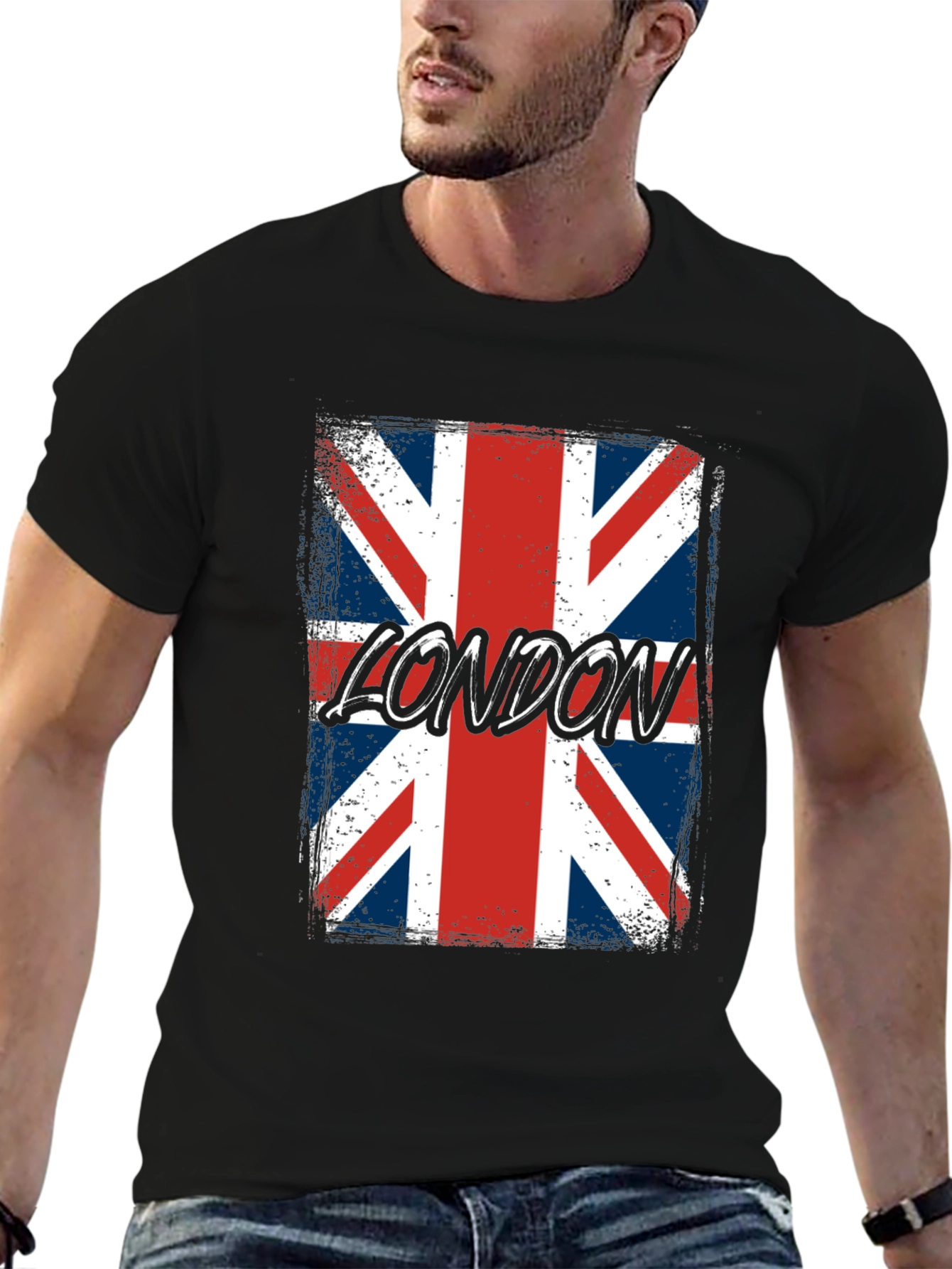 London UK Flag Graphic T-Shirt