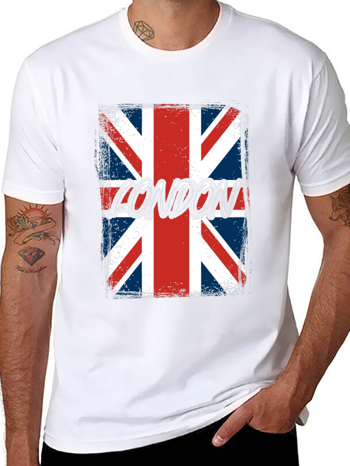 London UK Flag Graphic T-Shirt