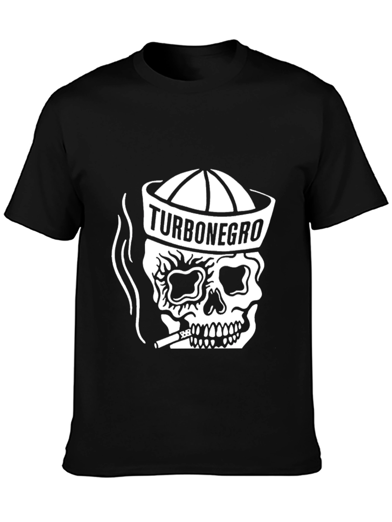 TurboNegro Skull Graphic Black T-Shirt