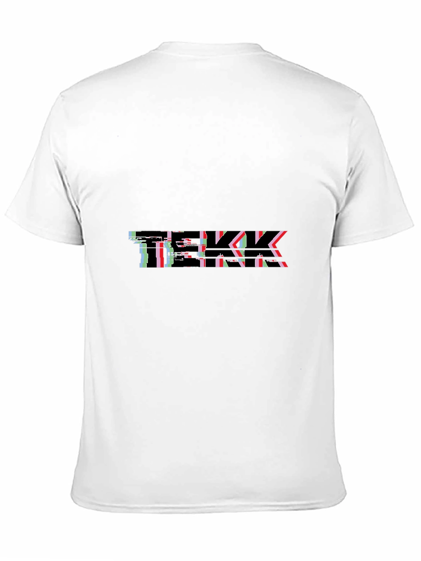 Mens Black Glitch TEKK T-Shirt