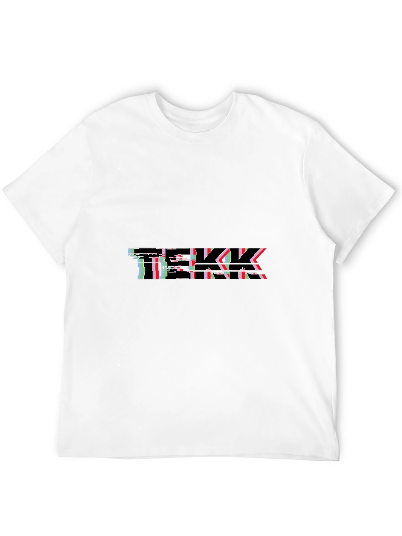 Mens Black Glitch TEKK T-Shirt