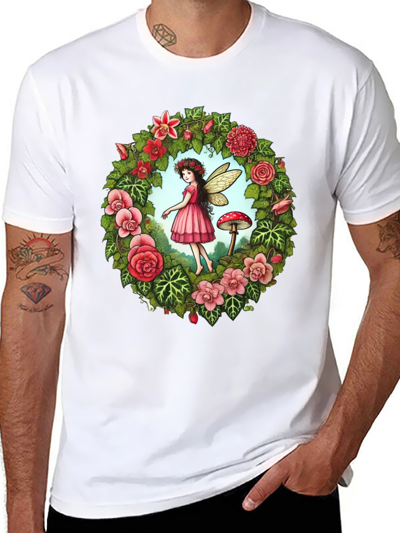 Fairy Ring Graphic Tee - Nature Lover T-Shirt