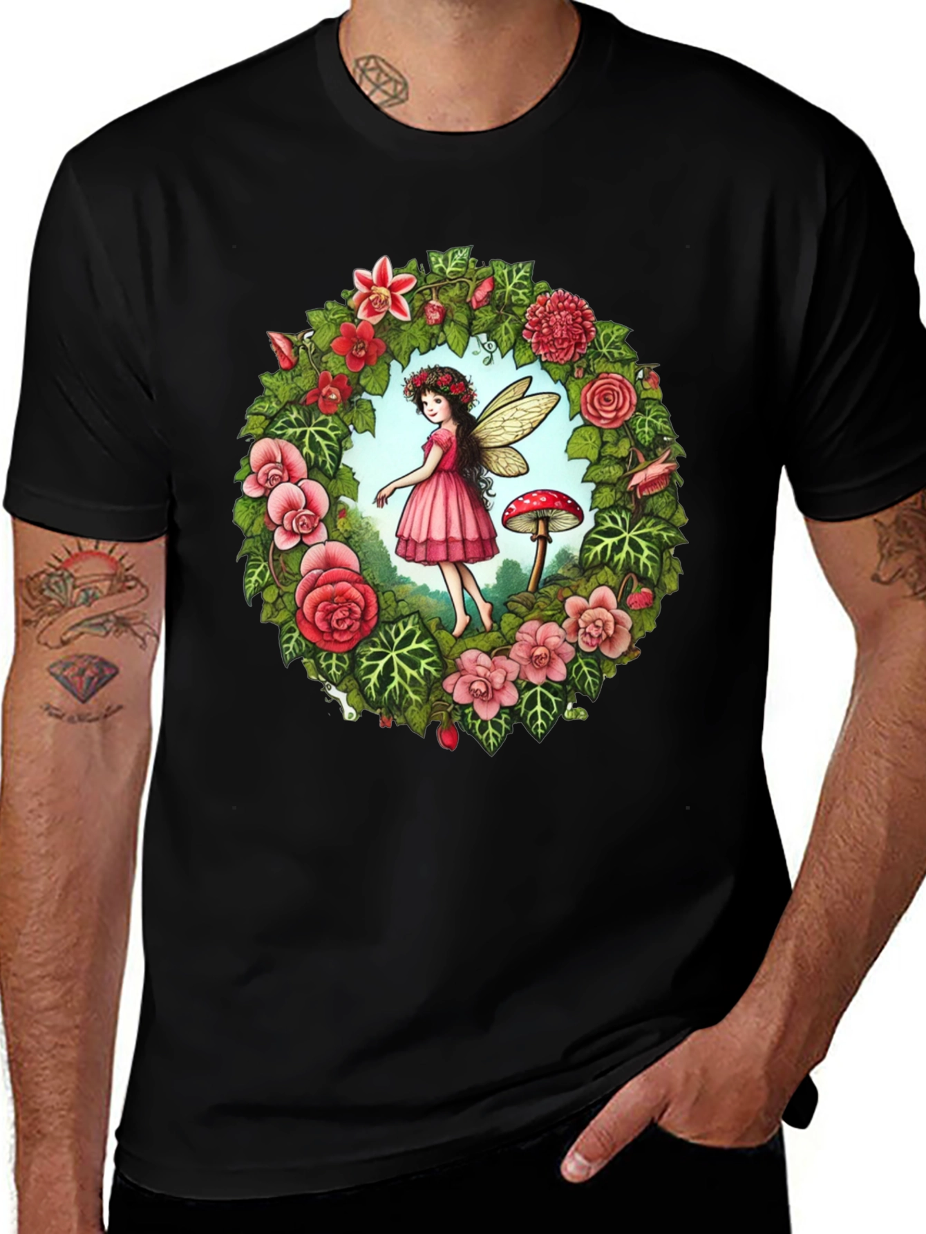 Fairy Ring Graphic Tee - Nature Lover T-Shirt
