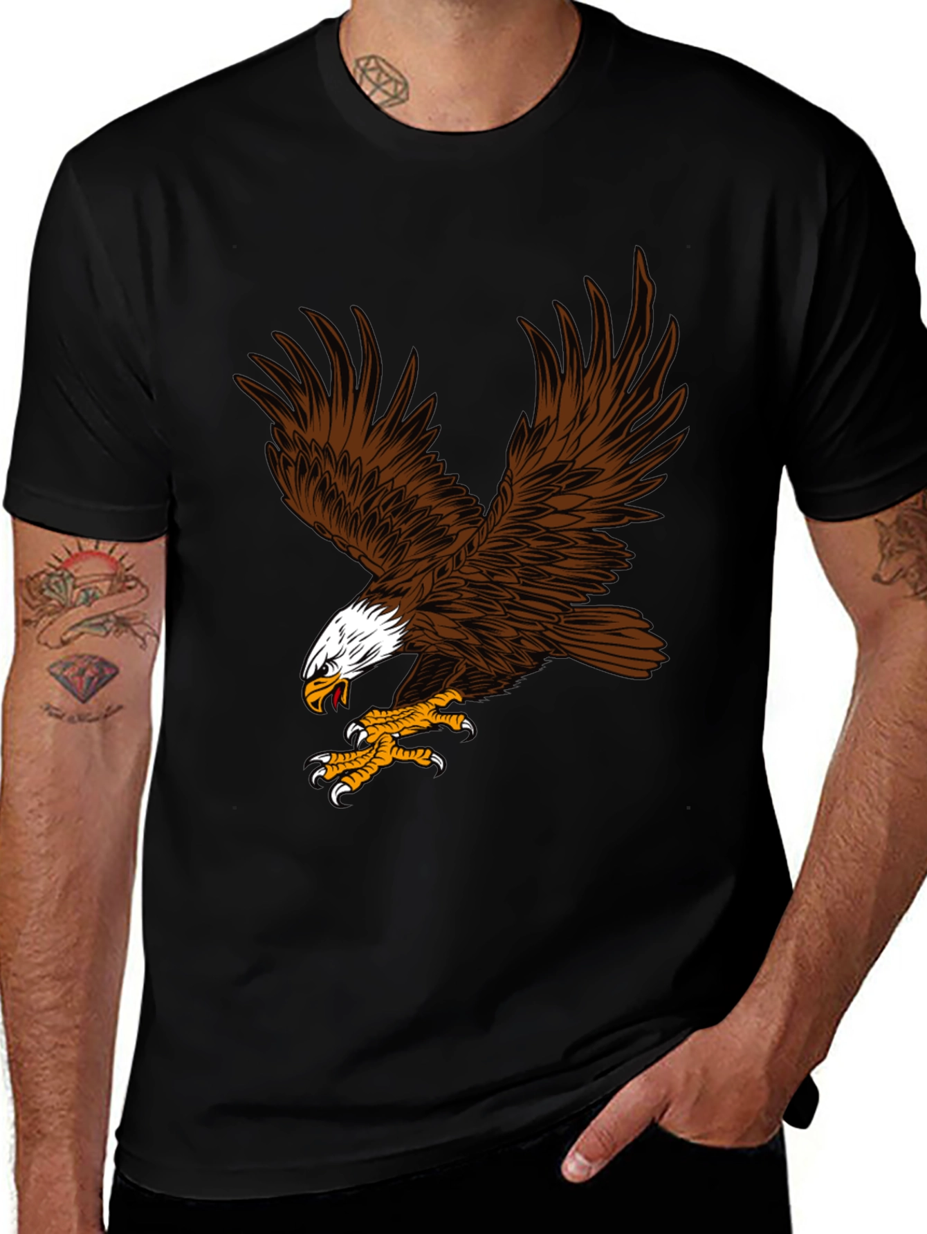 Eagle Graphic Tee - Bold American Style