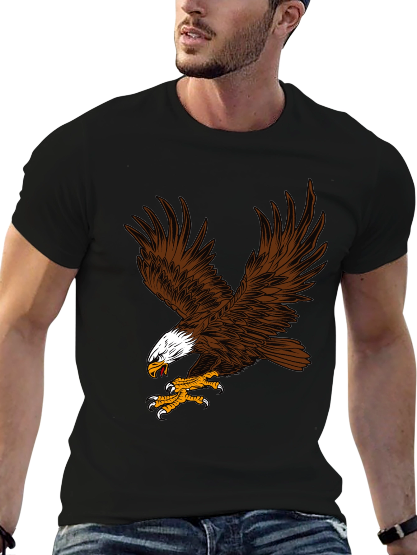 Eagle Graphic Tee - Bold American Style