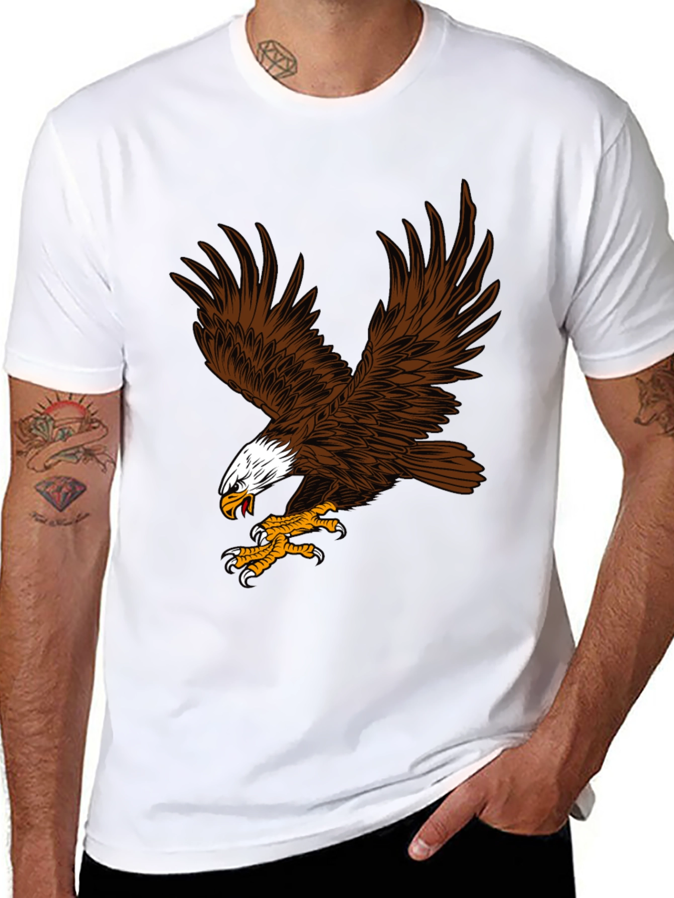 Eagle Graphic Tee - Bold American Style