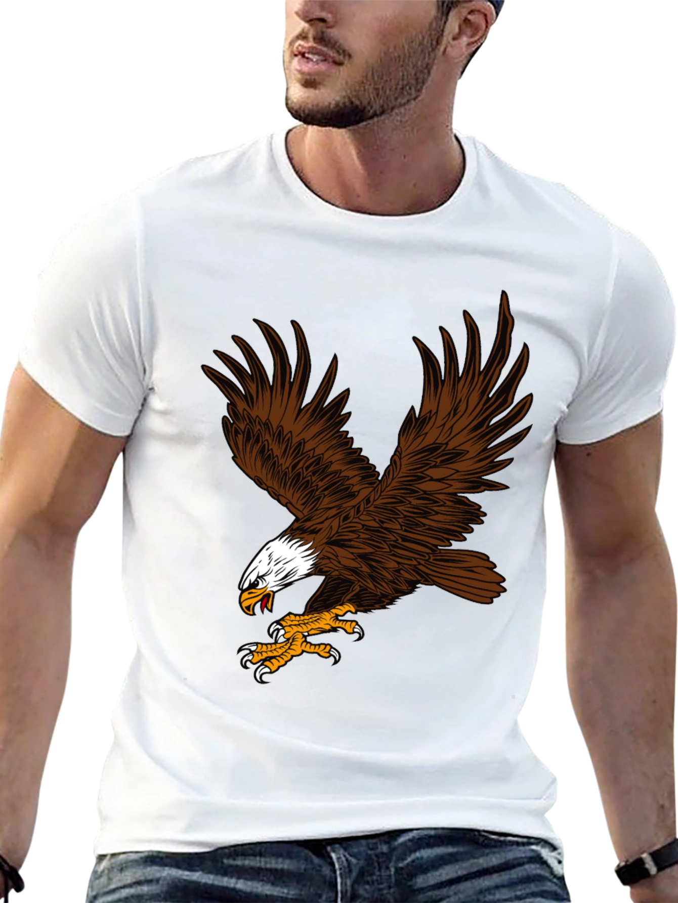 Eagle Graphic Tee - Bold American Style