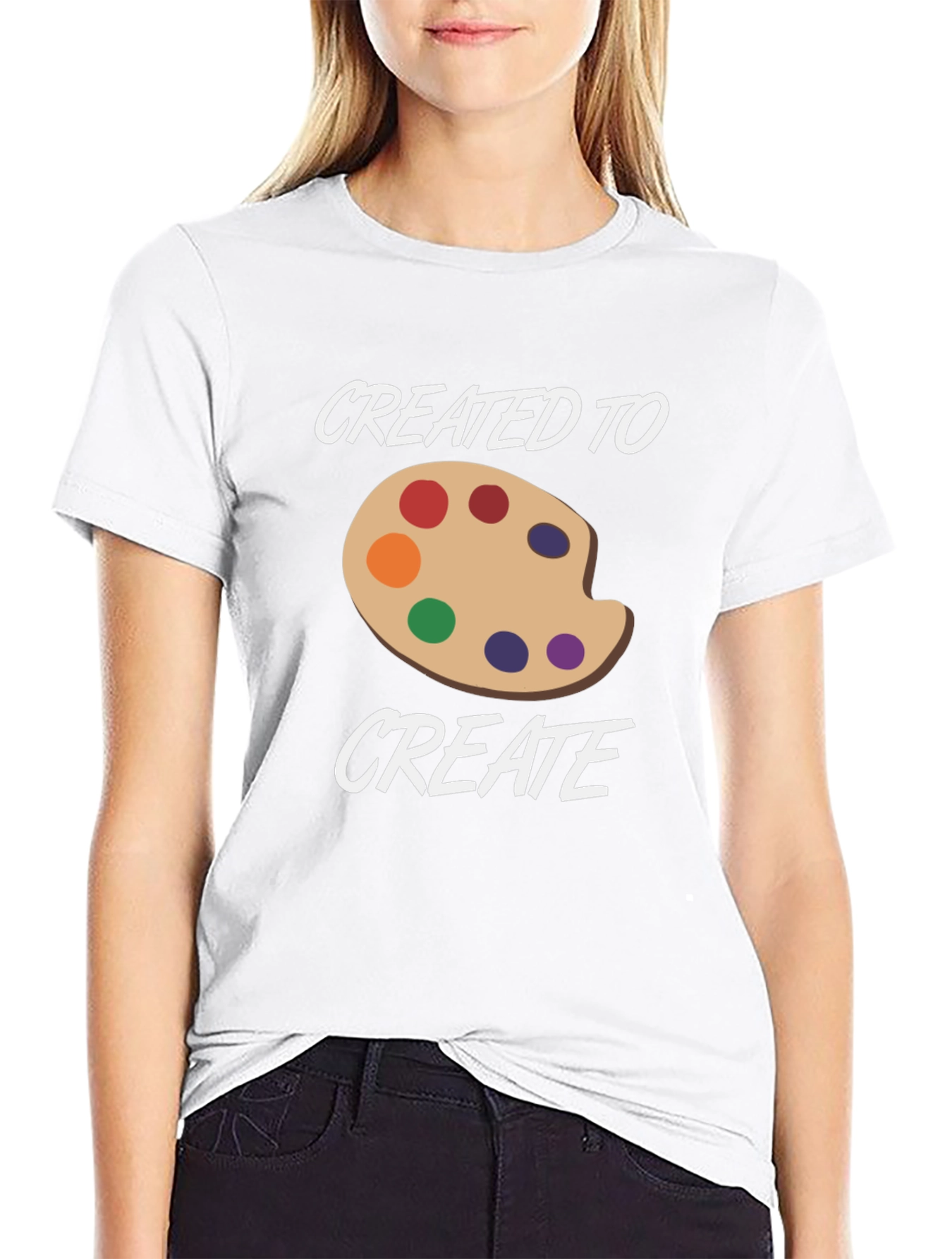 Artist Palette Graphic T-Shirt - Created To Create