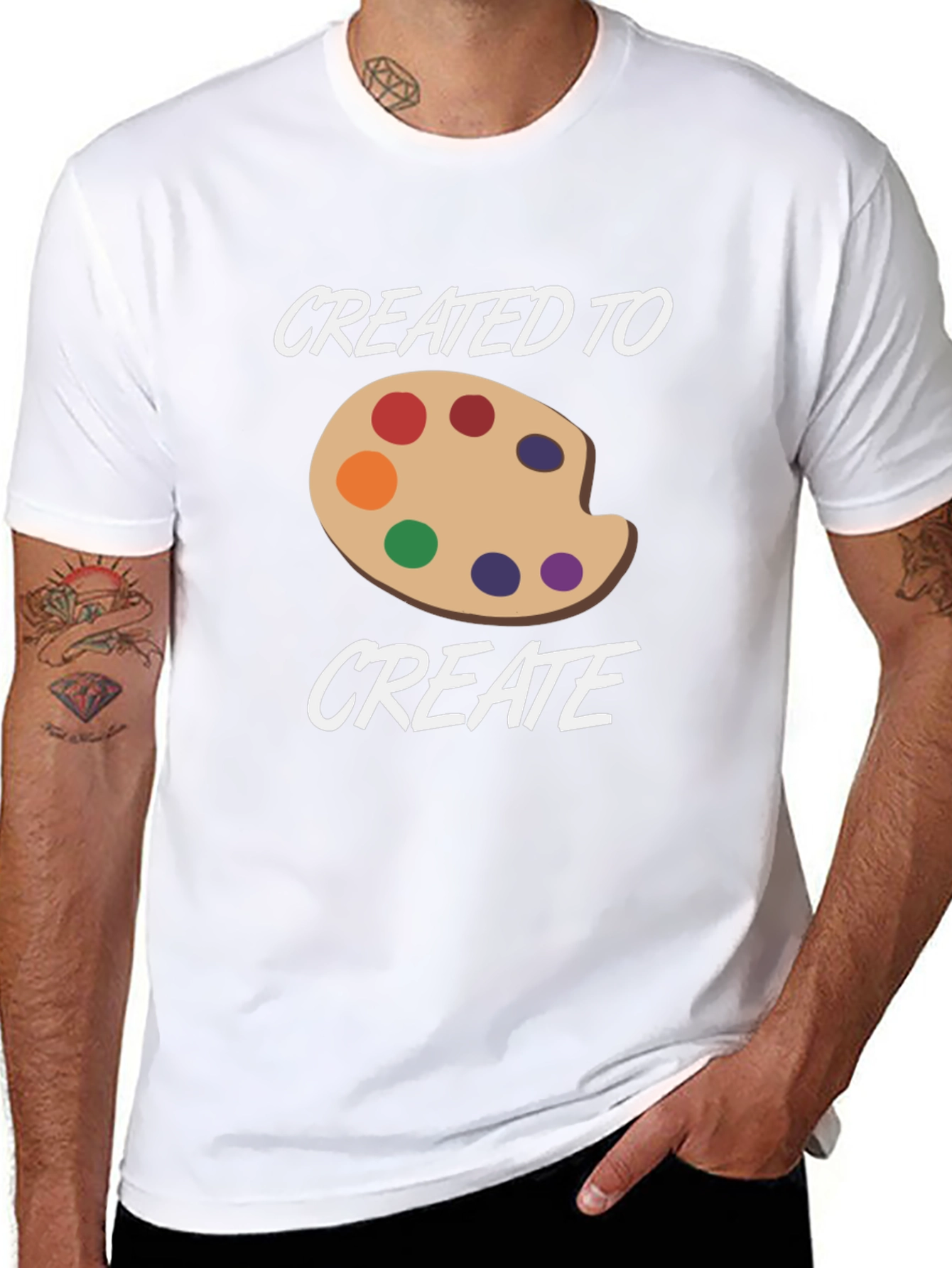Artist Palette Graphic T-Shirt - Created To Create