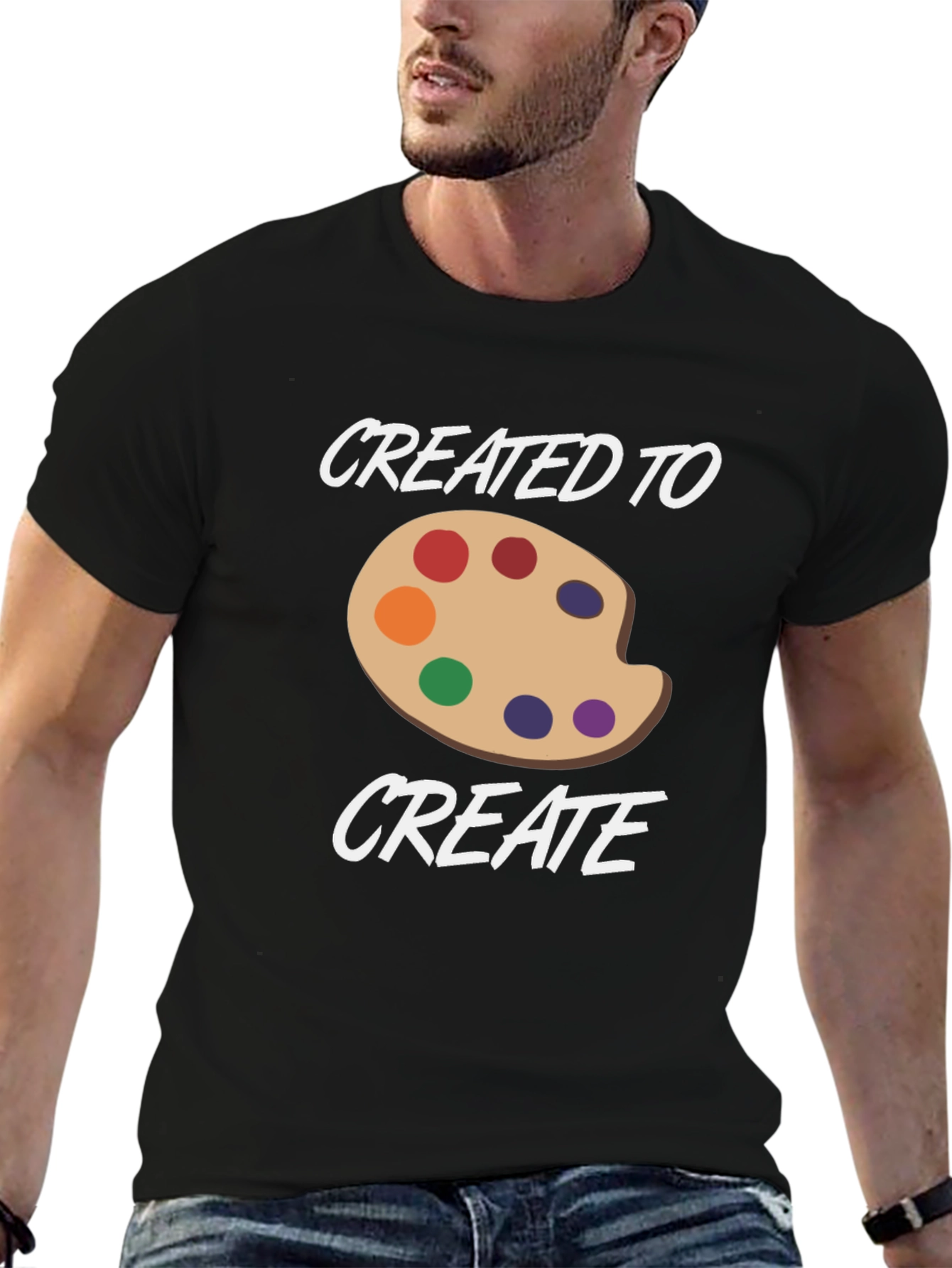 Artist Palette Graphic T-Shirt - Created To Create