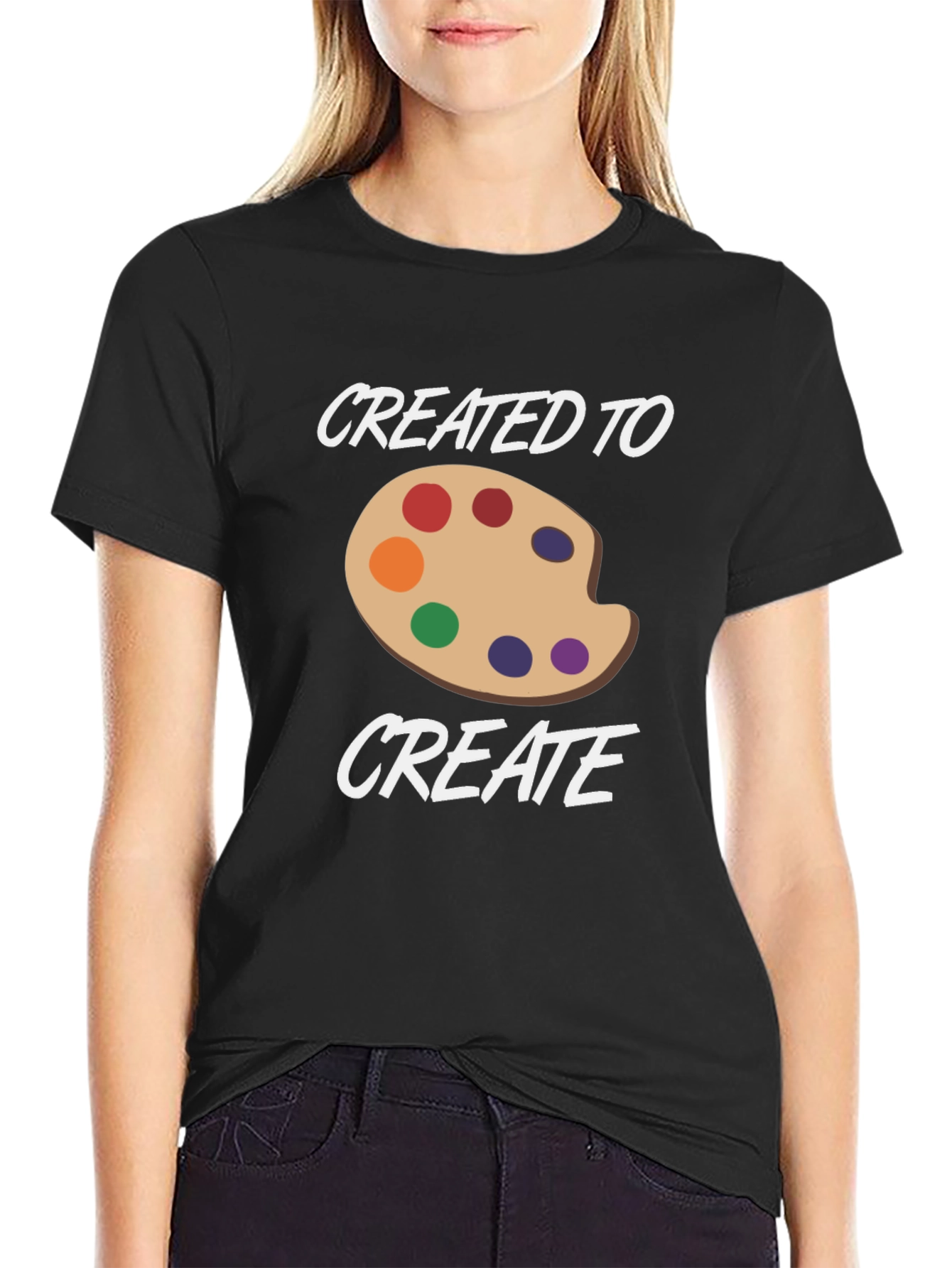 Artist Palette Graphic T-Shirt - Created To Create