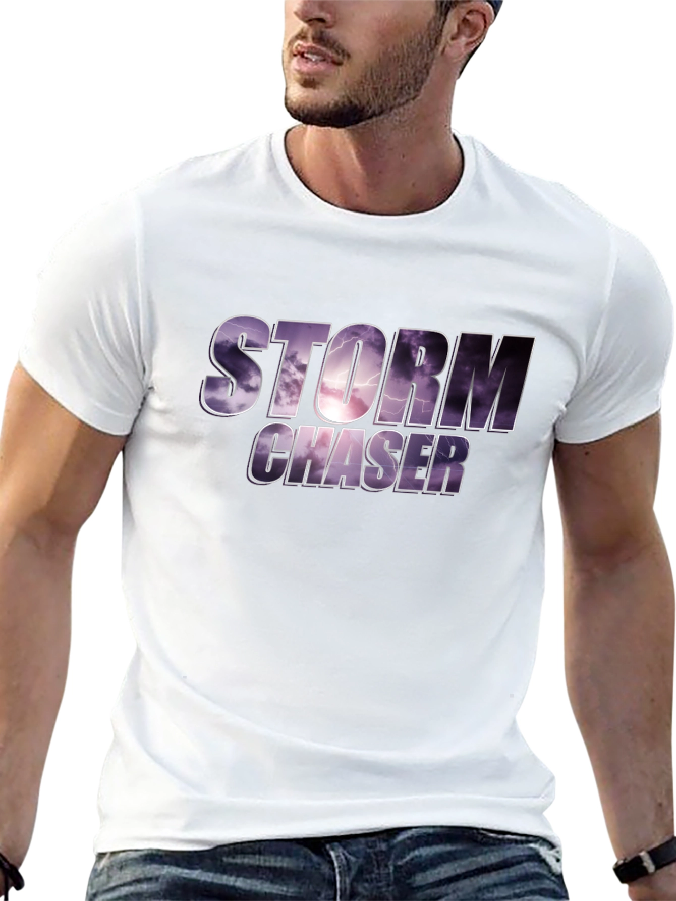 Storm Chaser Graphic T-Shirt - Bold Weather Design
